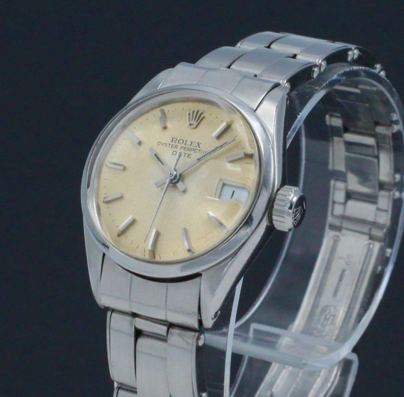 Rolex Oyster Perpetual Lady Date 6516 - 1970 - Rolex horloge - Rolex kopen - Rolex dames horloge - Trophies Watches