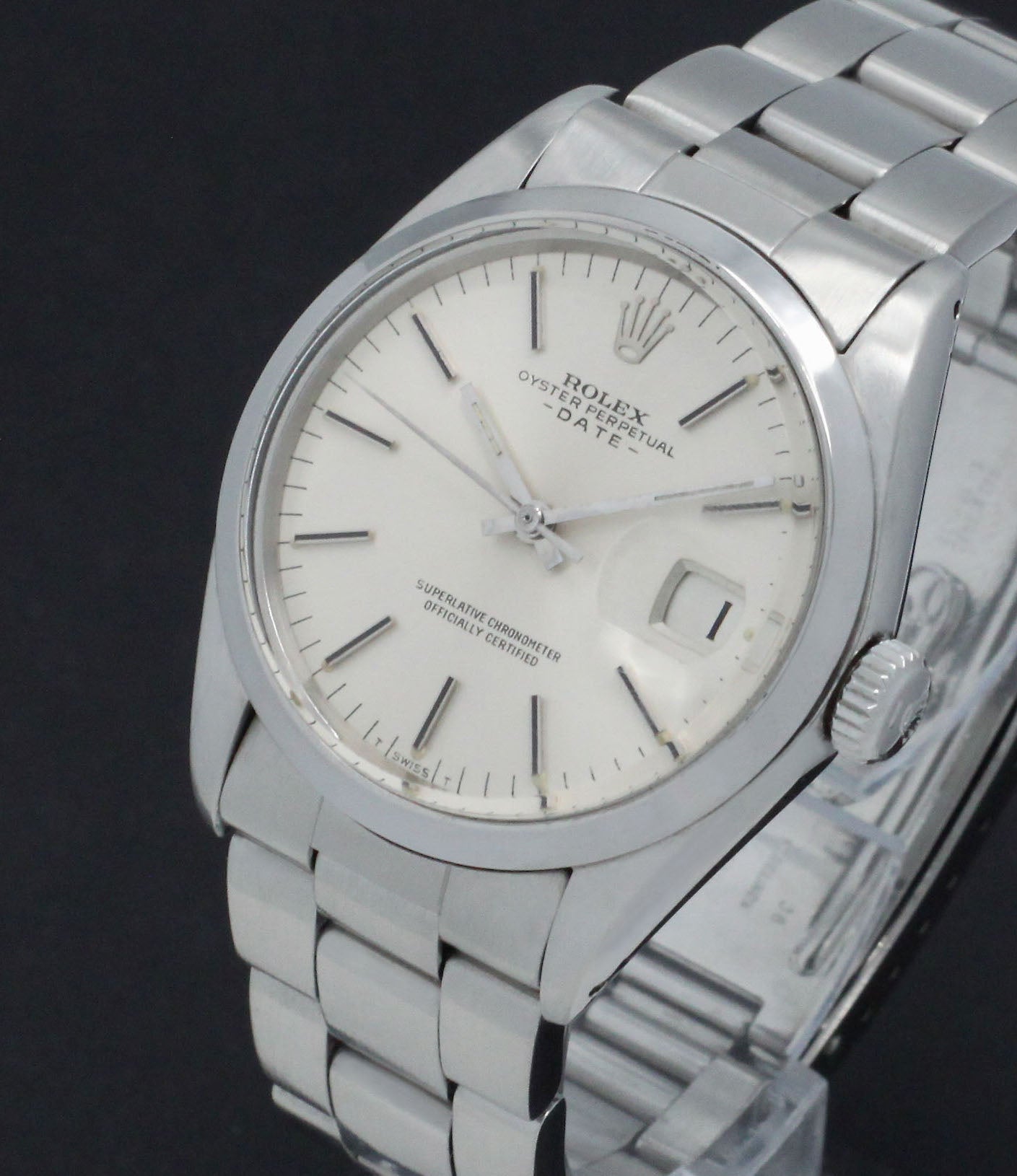 Rolex Oyster Perpetual Date 1500 serviced - 1972 - Rolex horloge - Rolex kopen - Rolex heren horloge - Trophies Watches