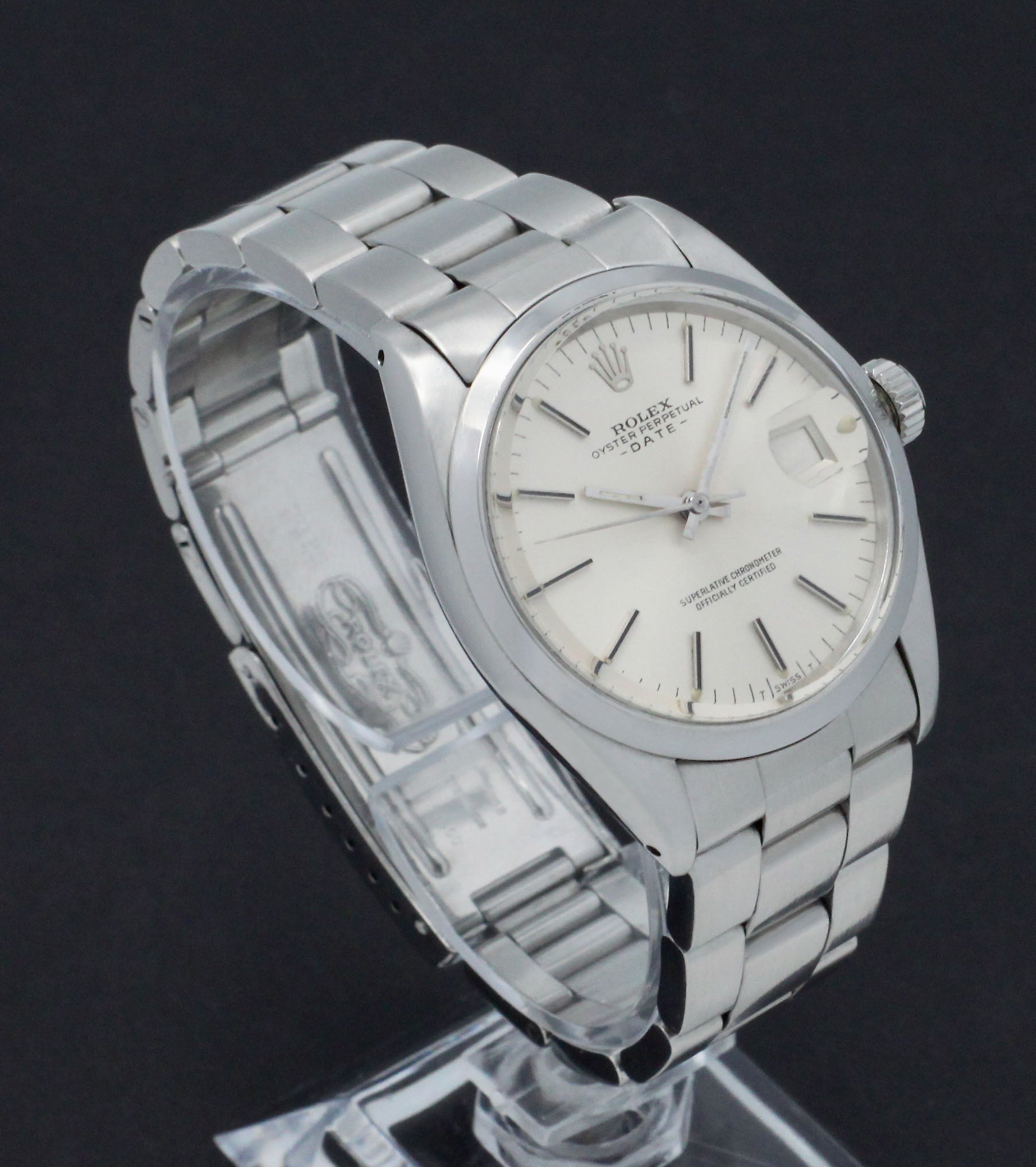 Rolex Oyster Perpetual Date 1500 serviced - 1972 - Rolex horloge - Rolex kopen - Rolex heren horloge - Trophies Watches