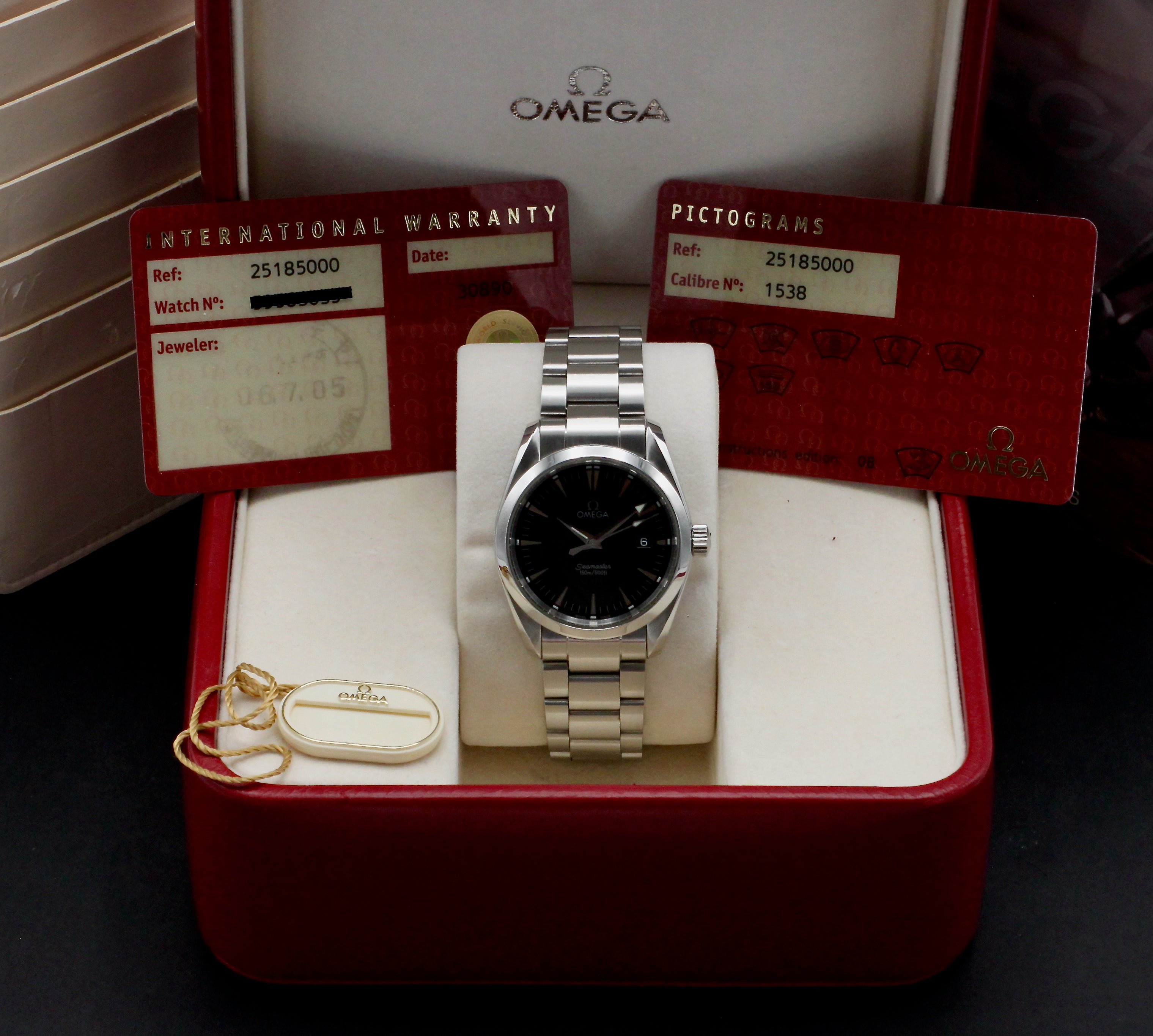 Omega Seamaster Aqua Terra 2518.50.00 - 2006 - Omega horloge - Omega kopen - Omega heren horloge - Trophies Watches