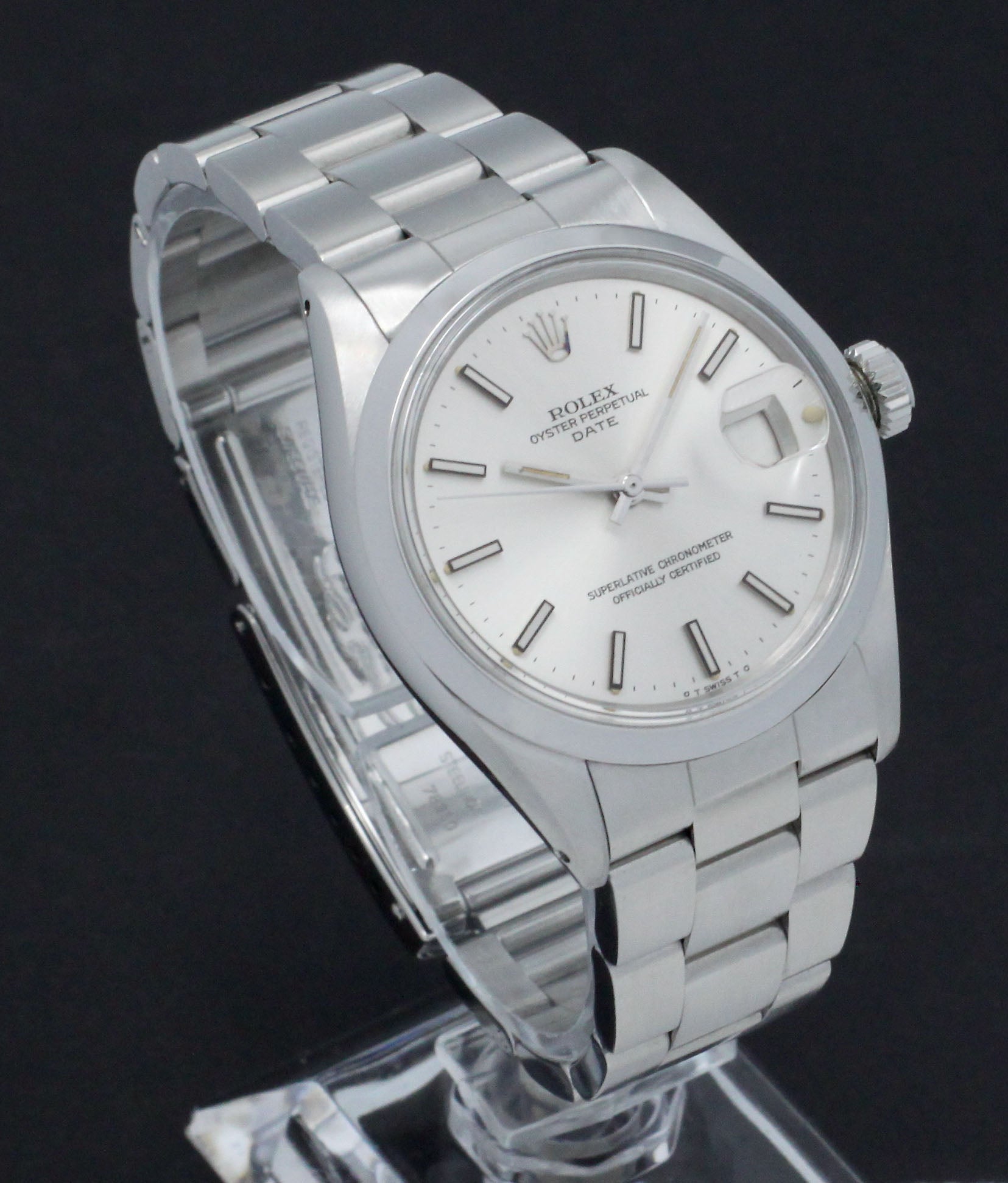 Rolex Oyster Perpetual Date 1500 - 1974 - Sigma Dial - Rolex horloge - Rolex kopen - Rolex heren horloge - Trophies Watches