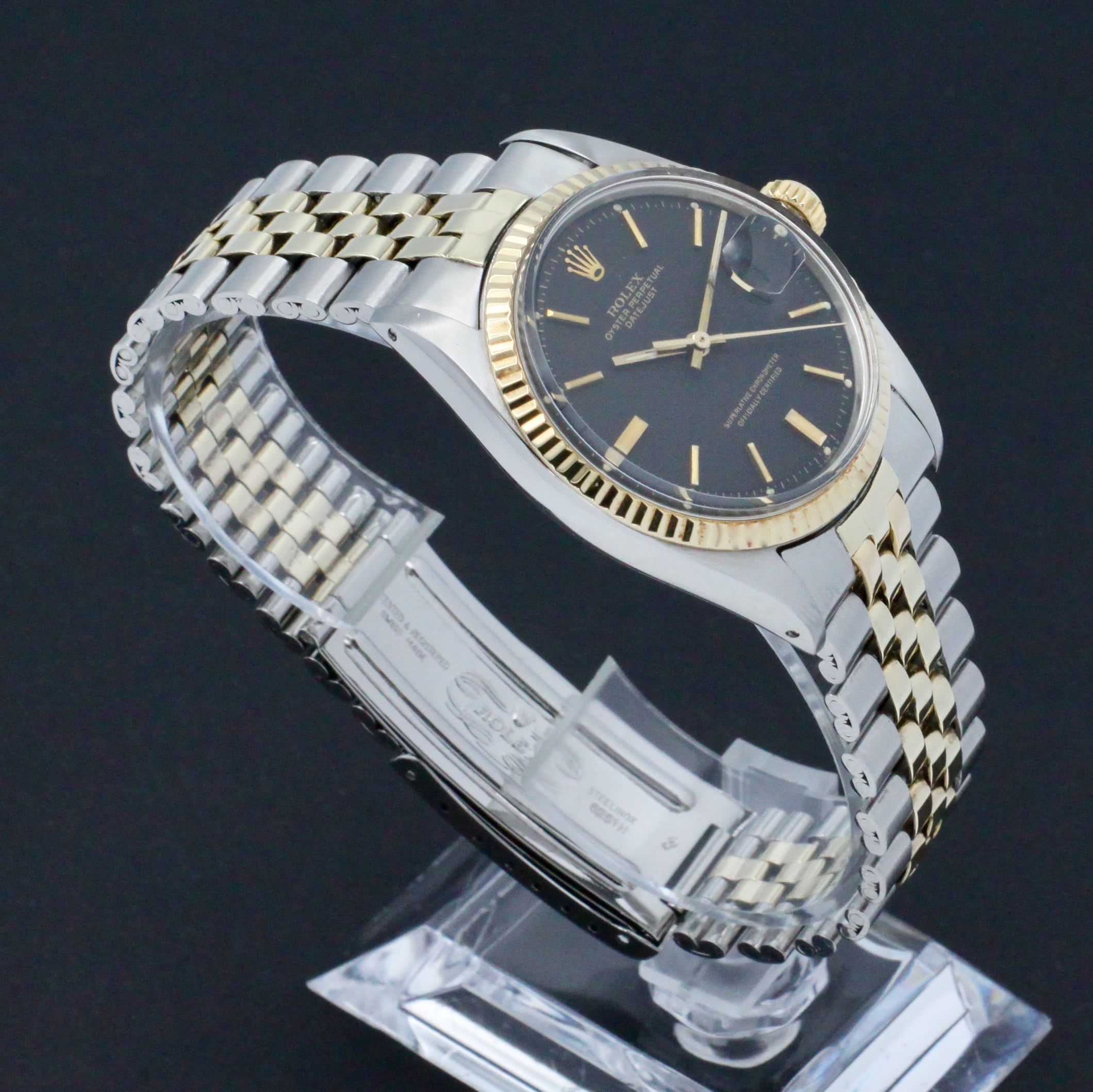 Rolex Datejust 1601 - 1970 - goud/staal - two/tone - Rolex horloge - Rolex kopen - Rolex heren horloge - Trophies Watches