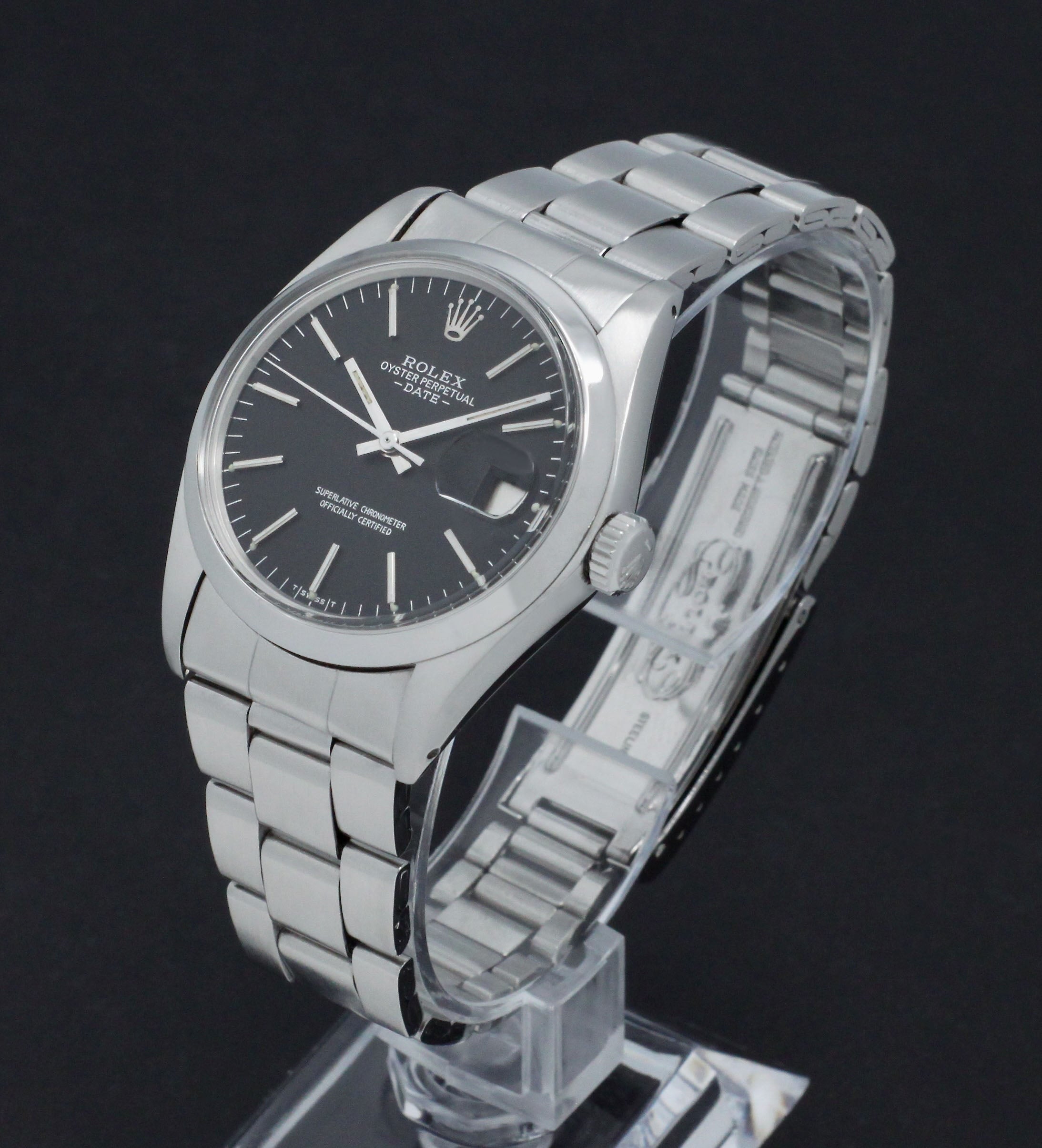 Rolex Oyster Perpetual Date 1500 - 1974 - Rolex horloge - Rolex kopen - Rolex heren horloge - Trophies Watches