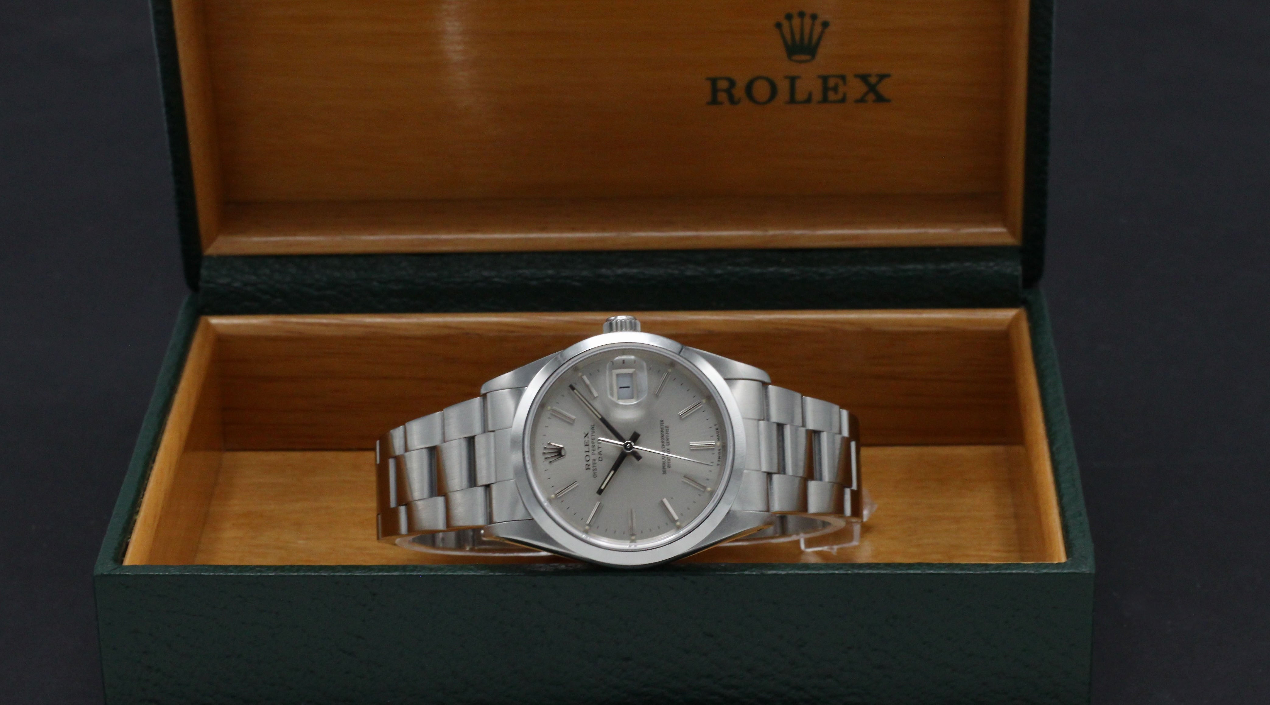 Rolex Oyster Perpetual Date 15200 - 1990 - Rolex horloge - Rolex kopen - Rolex heren horloge - Trophies Watches