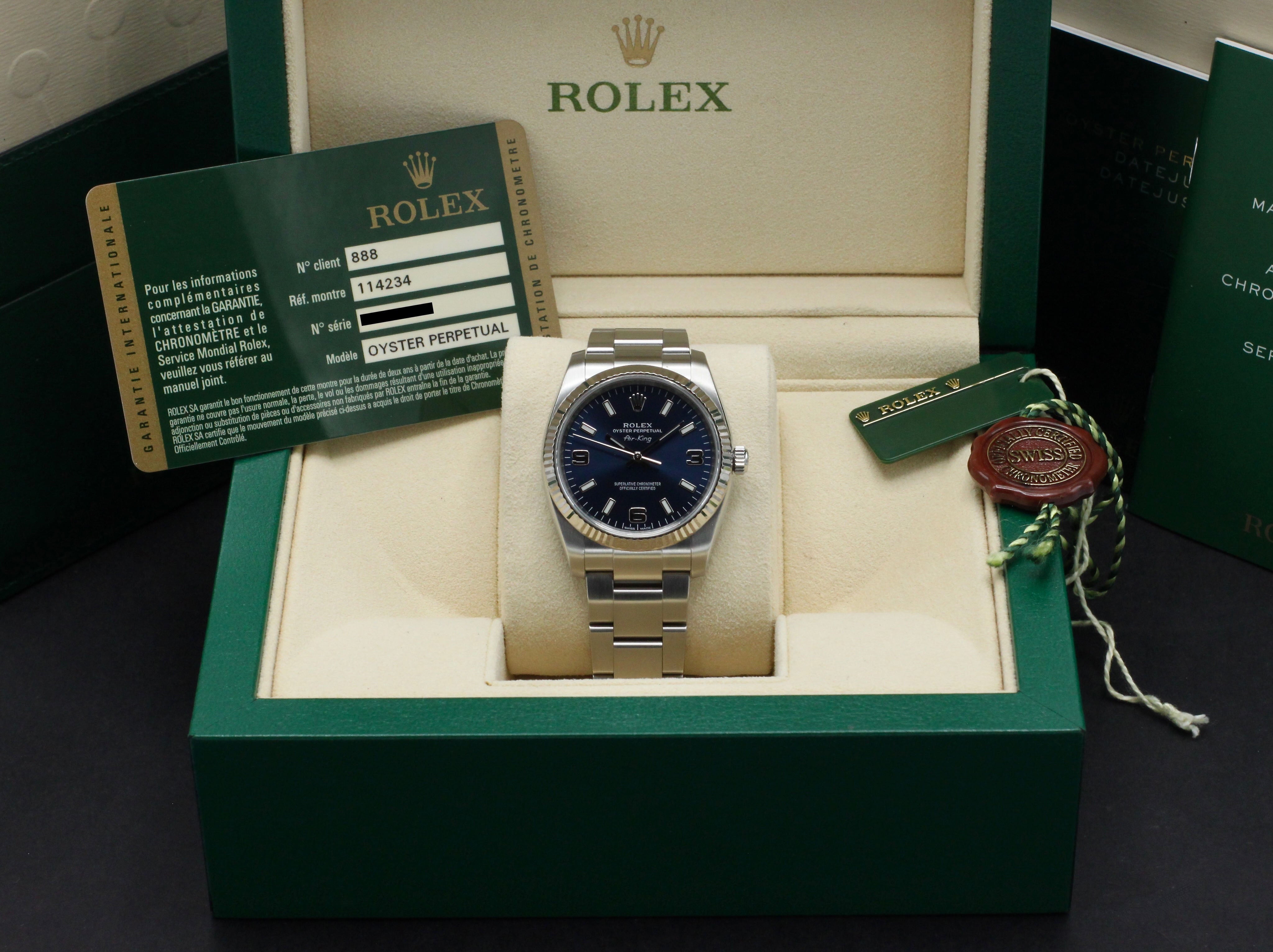Rolex Air King Precision 114234 - 2014 - Rolex horloge - Rolex kopen - Rolex heren horloge - Trophies Watches