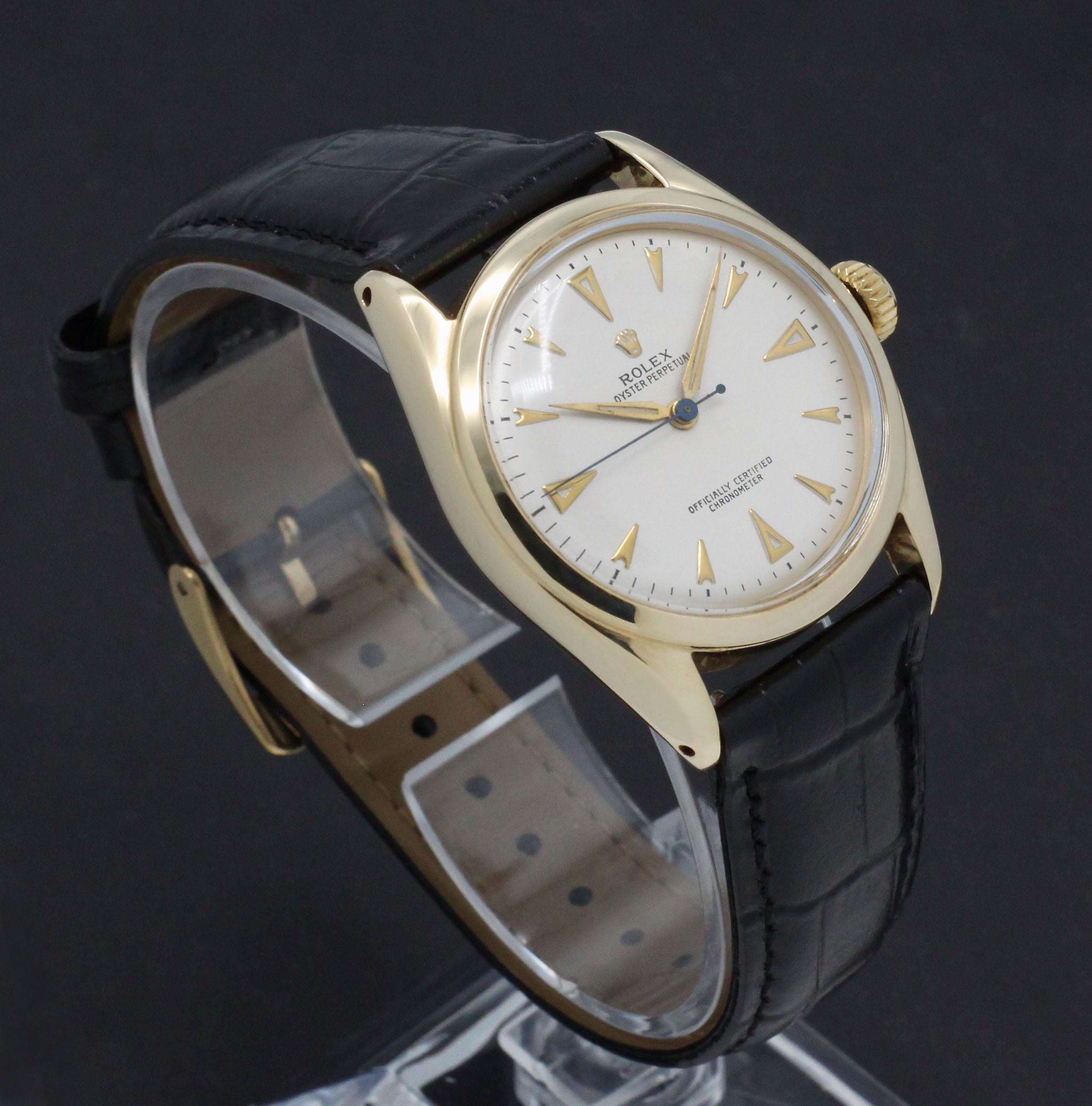 Rolex Oyster Perpetual 34 6084 - 1954 - Rolex horloge - Rolex kopen - Rolex heren horloge - Trophies Watches