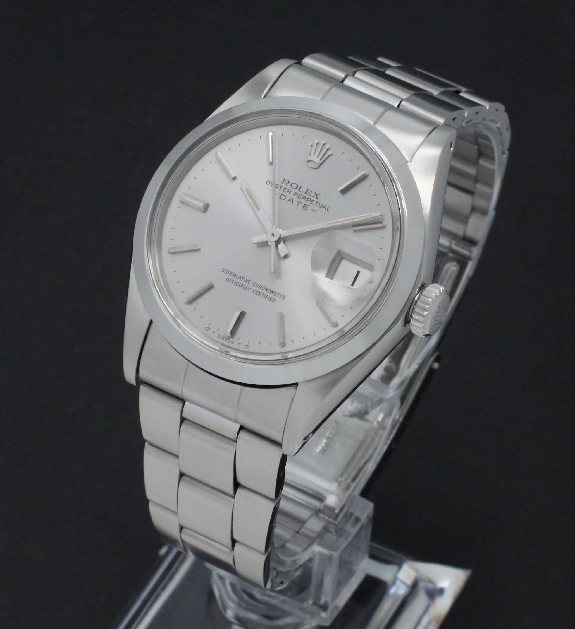 Rolex Oyster Perpetual Date 1500 - 1972 - Sigma Dial - Rolex horloge - Rolex kopen - Rolex heren horloge - Trophies Watches