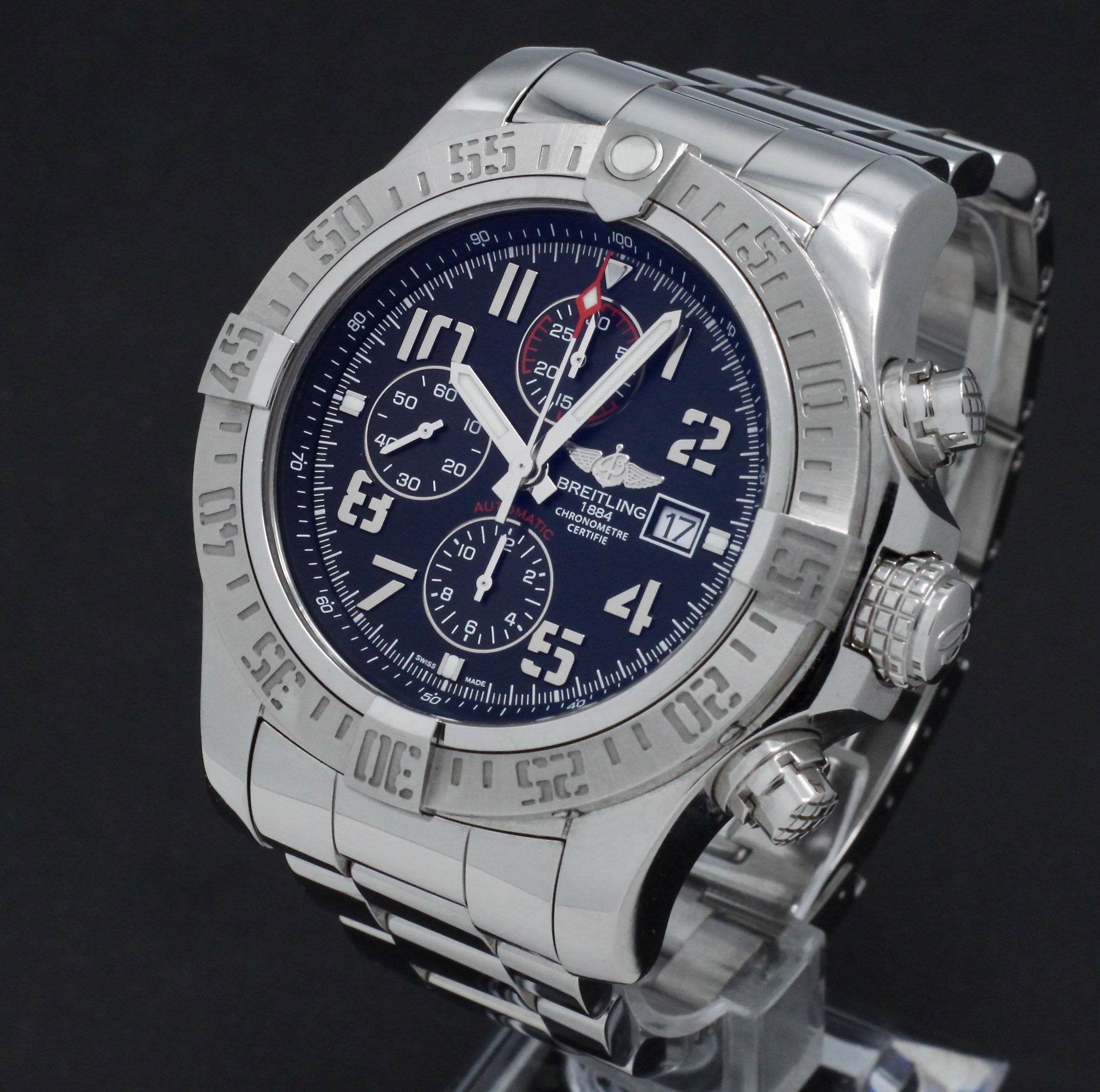 Breitling Super Avenger II A13371 - 2014 - Breitling horloge - Breitling kopen - Breitling heren horloge - Trophies Watches