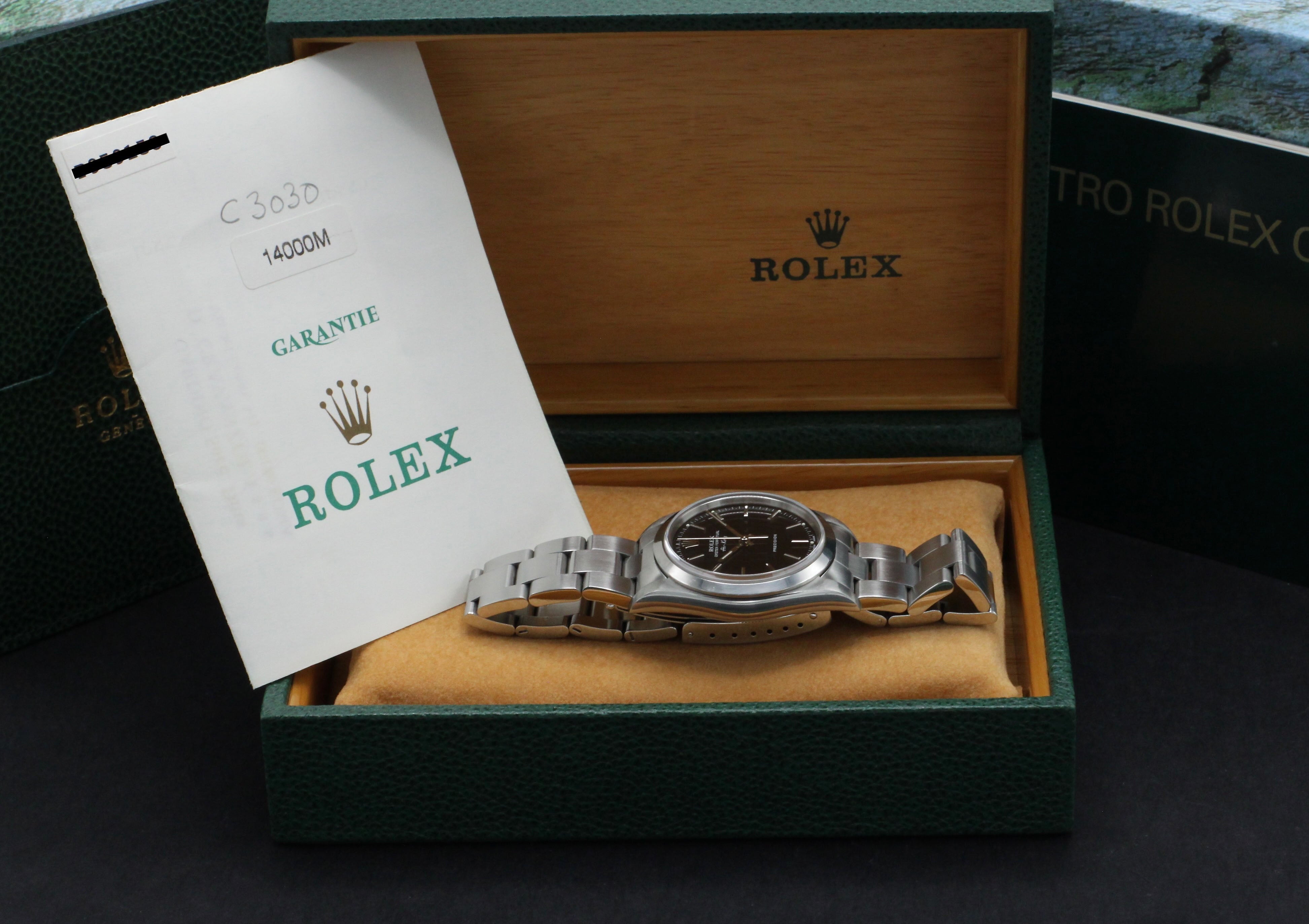 Rolex Air King Precision 14000M - 2002 - Rolex horloge - Rolex kopen - Rolex heren horloge - Trophies Watches