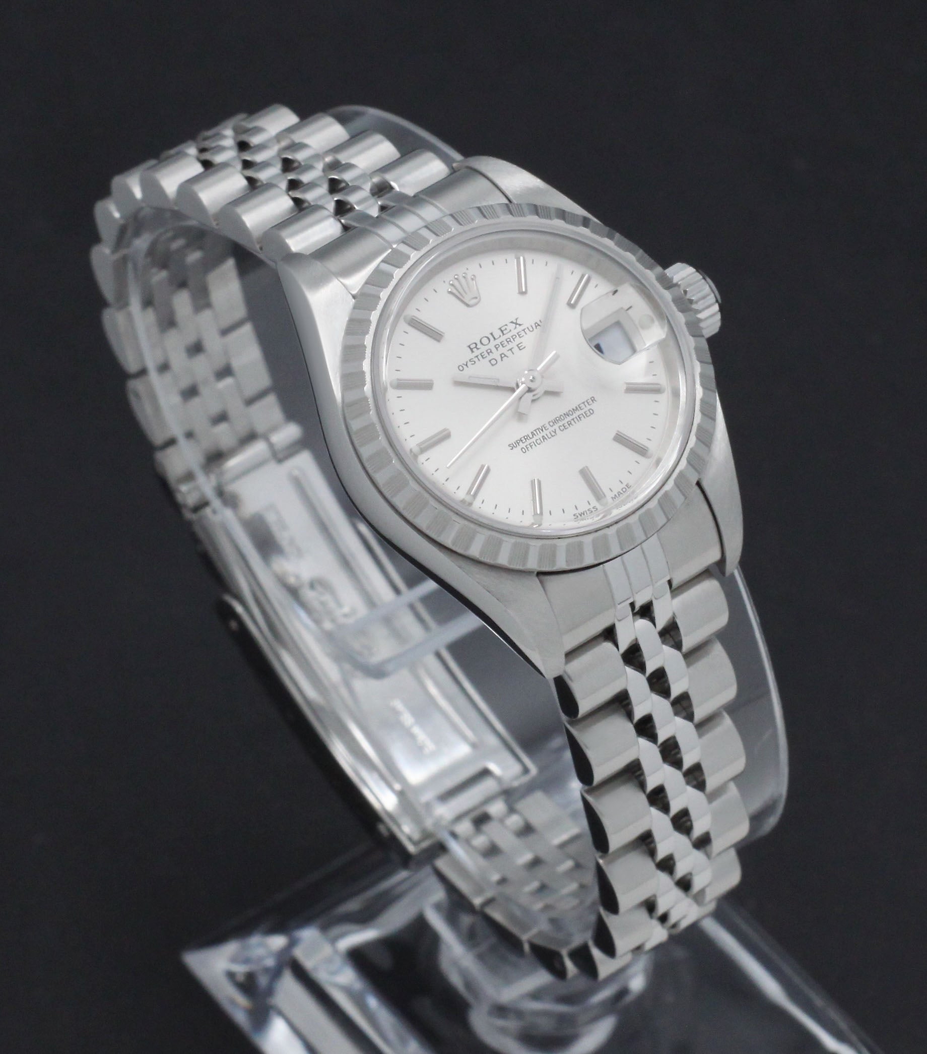 Rolex Oyster Perpetual Lady Date 69190 - 2003 - Rolex horloge - Rolex kopen - Rolex dames horloge - Trophies Watches