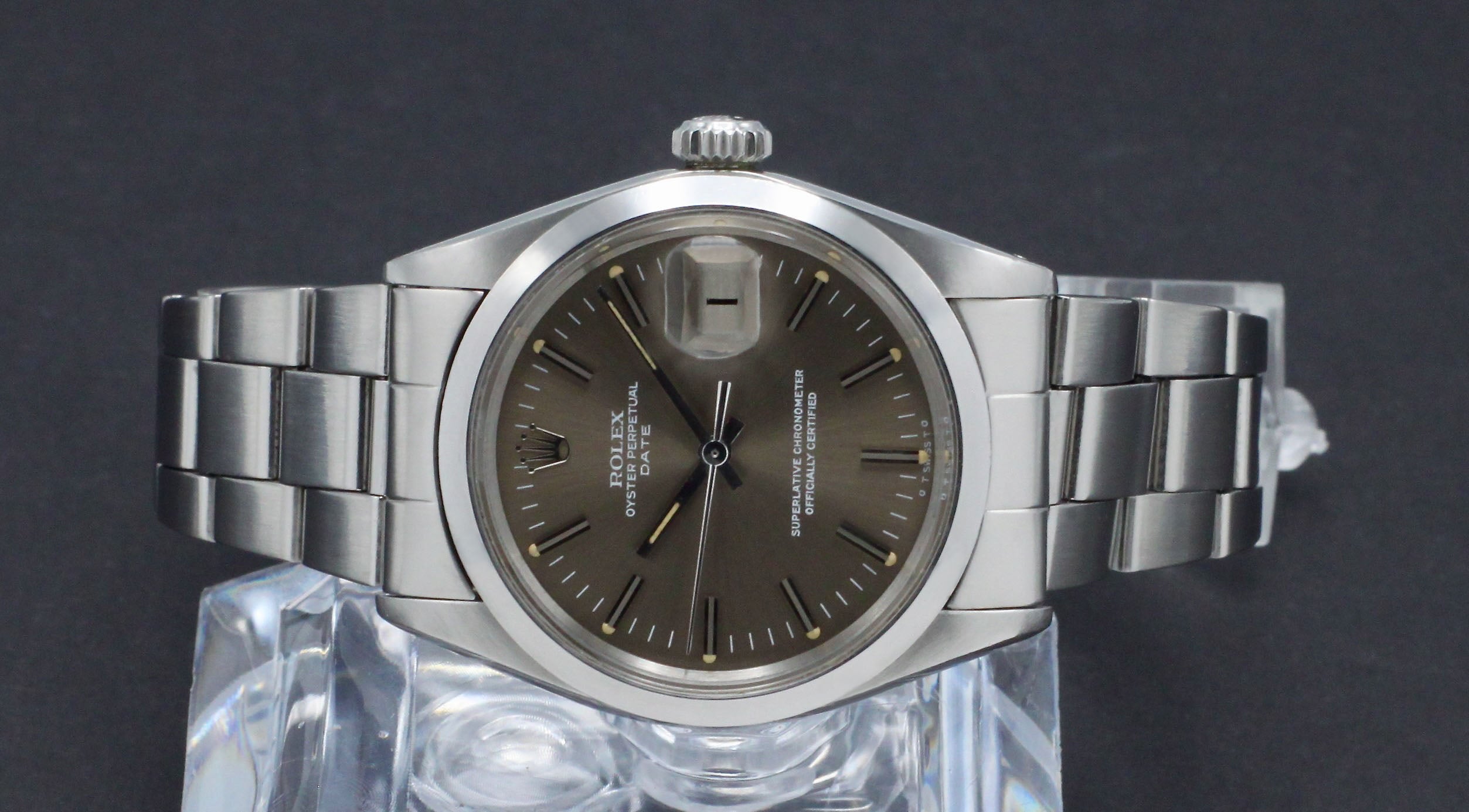 Rolex Oyster Perpetual Date 1500 - 1972 - Sigma Dial - Rolex horloge - Rolex kopen - Rolex heren horloge - Trophies Watches