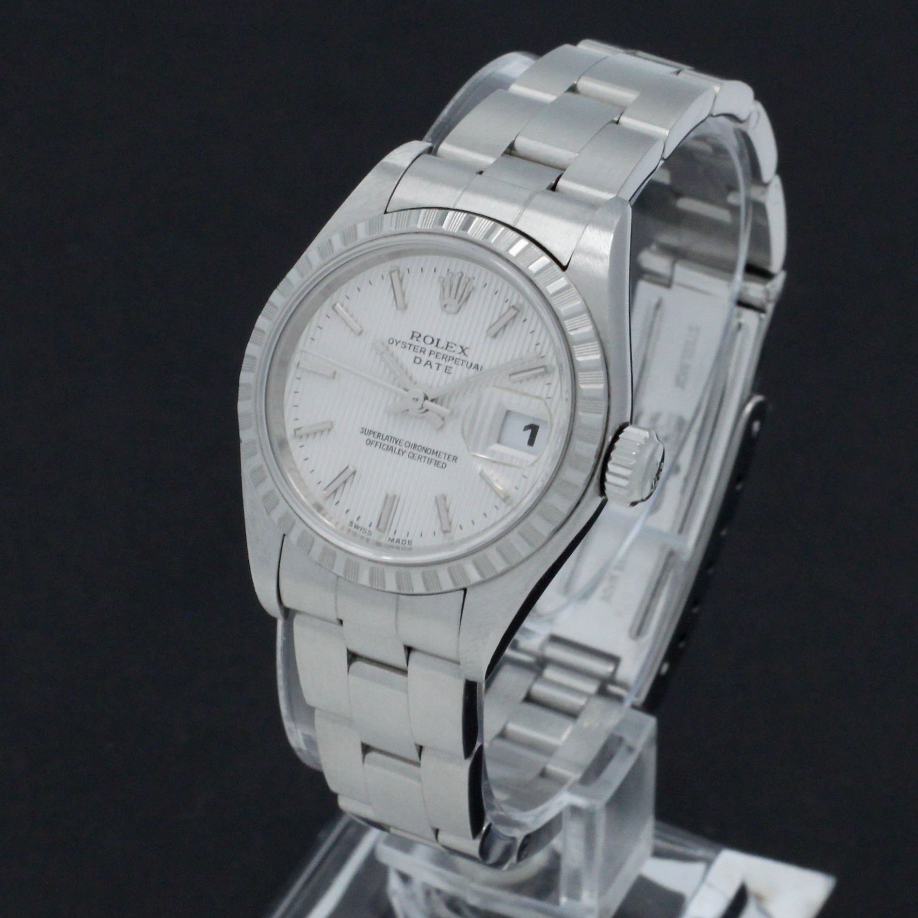 Rolex Oyster Perpetual Lady Date 69190 - 2003 - Rolex horloge - Rolex kopen - Rolex dames horloge - Trophies Watches