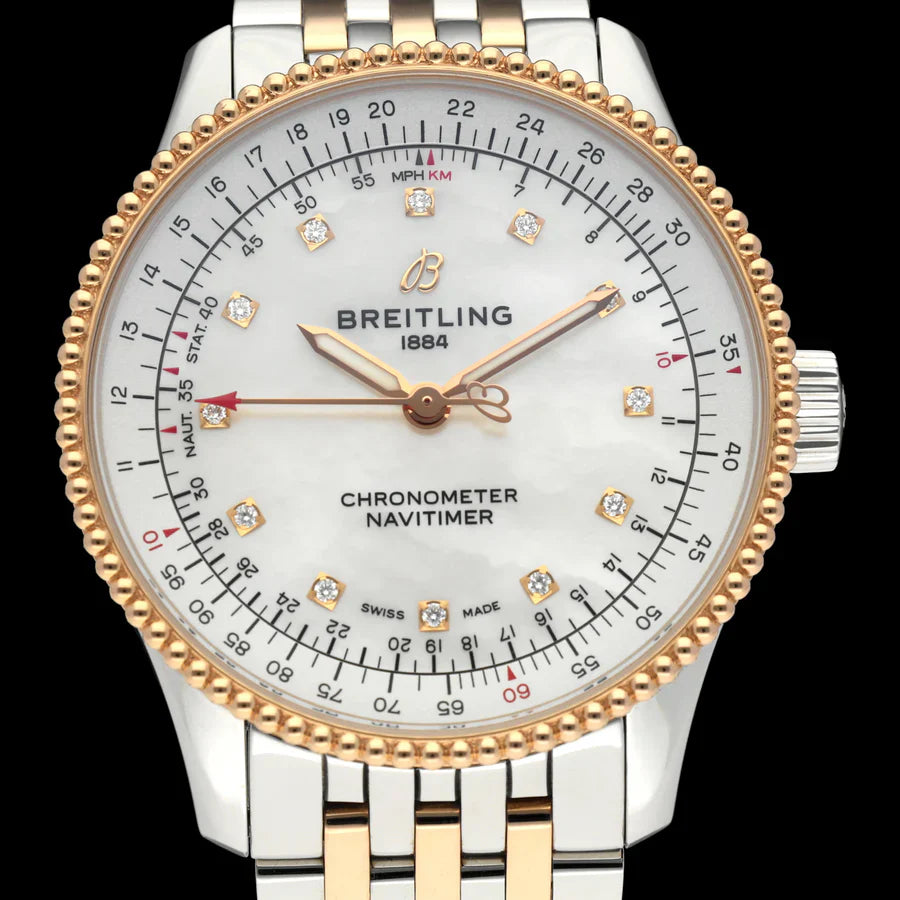 Breitling gouden horloge