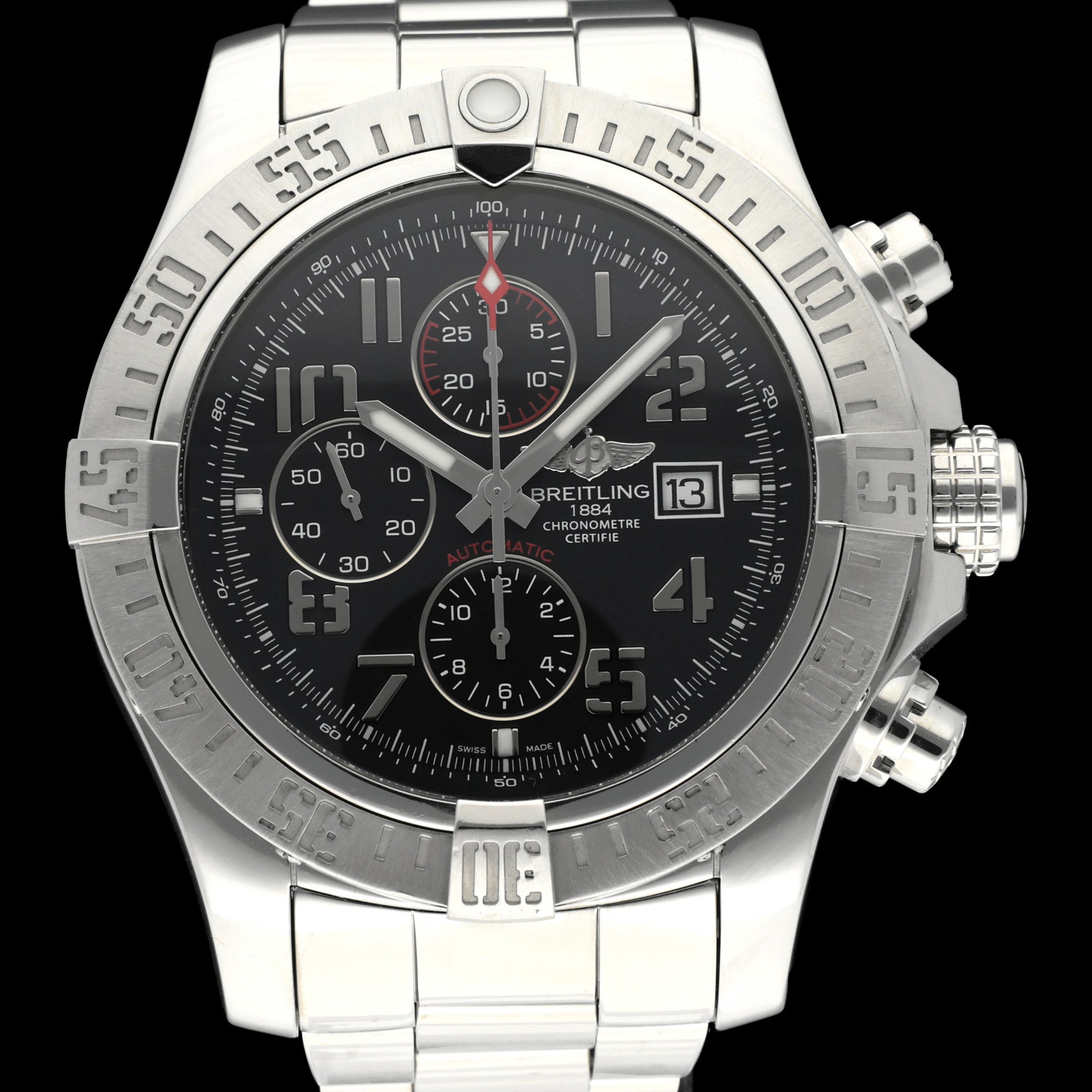 Breitling Super Avenger II A13371 - 2015 - Breitling horloge - Breitling kopen - Breitling heren horloge - Trophies Watches