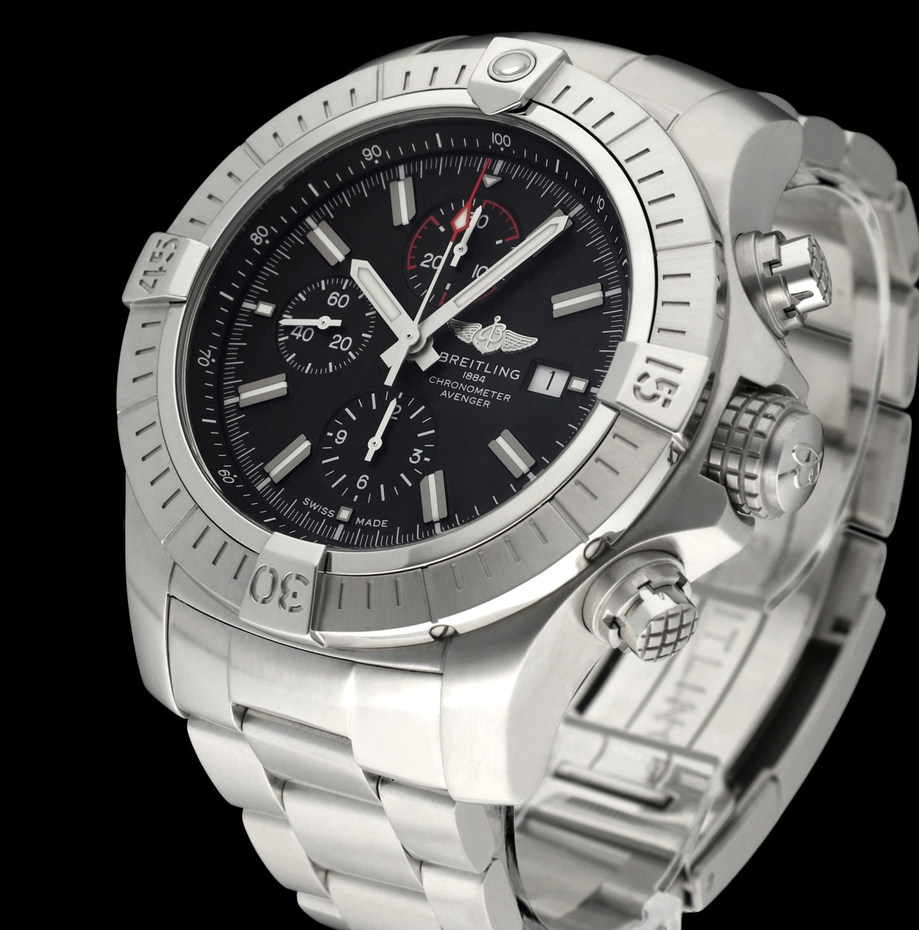 Breitling Super Avenger II A13375 - 2021 - Breitling horloge - Breitling kopen - Breitling heren horloge - Trophies Watches