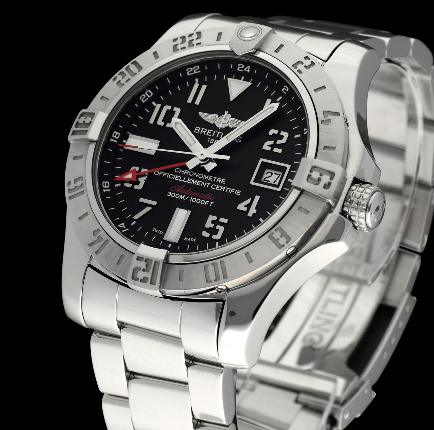 Breitling Avenger II GMT A32390 - 2015 - Breitling horloge - Breitling kopen - Breitling heren horloge - Trophies Watches