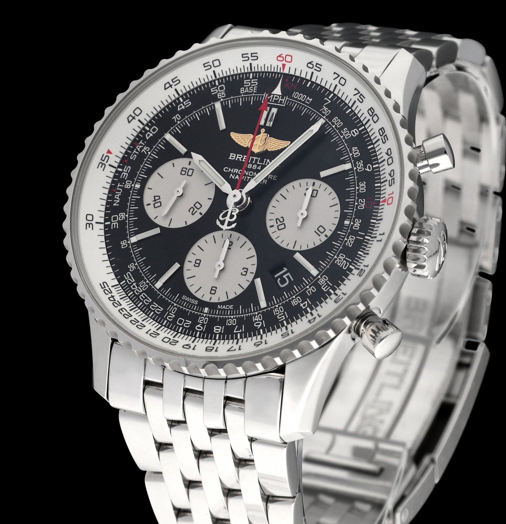 Breitling Navitimer 01 AB0121 - 2019 - Breitling horloge - Breitling kopen - Breitling heren horloge - Trophies Watches