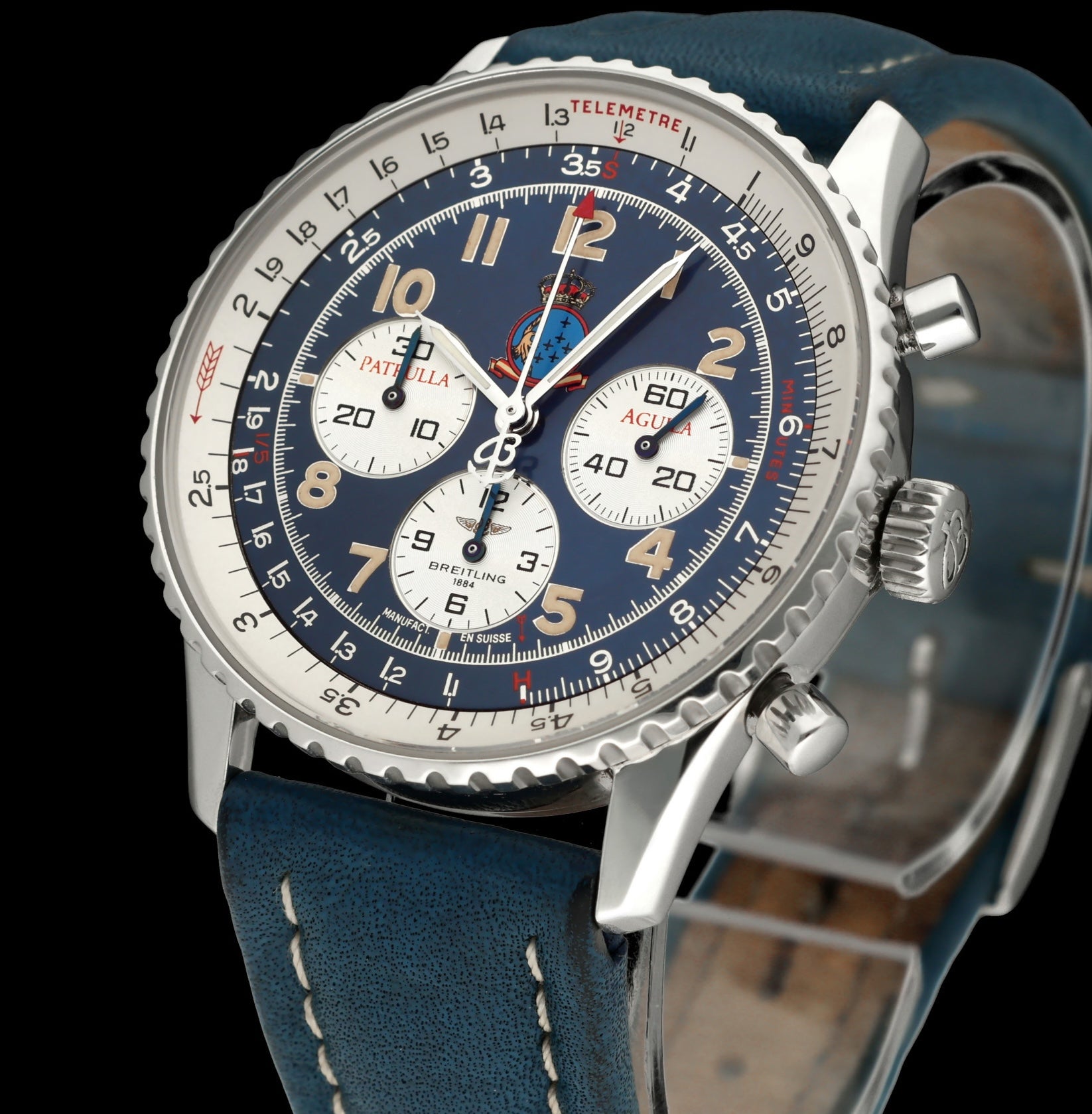 Breitling Navitimer 92 Patrulla Aguila Limited Edition A30022 - 1995 - Breitling horloge - Breitling kopen - Breitling heren horloge - Trophies Watches