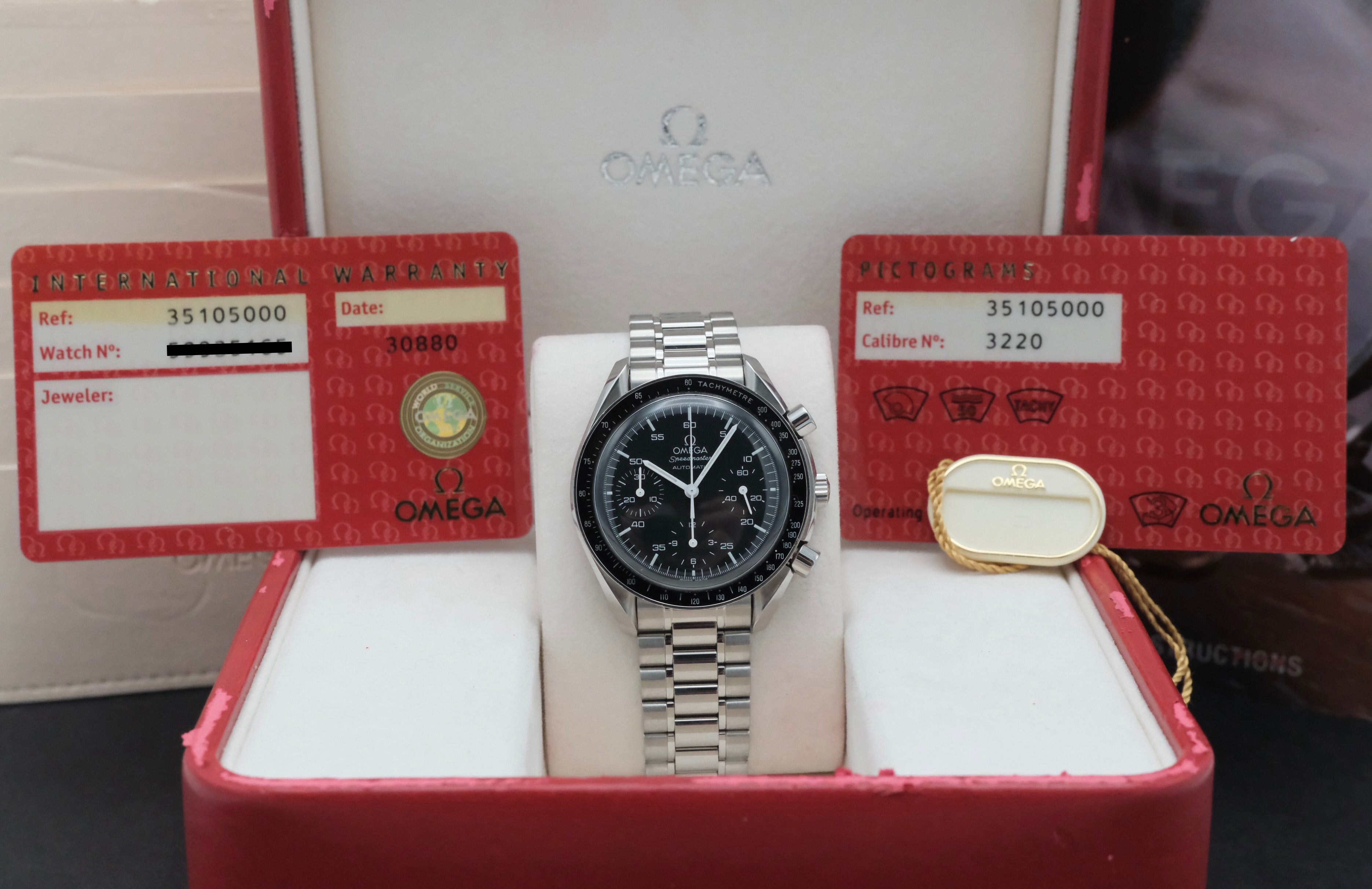 Omega Speedmaster Reduced 3510.50.00 - 1999 - Omega horloge - Omega kopen - Omega heren horloge - Trophies Watches