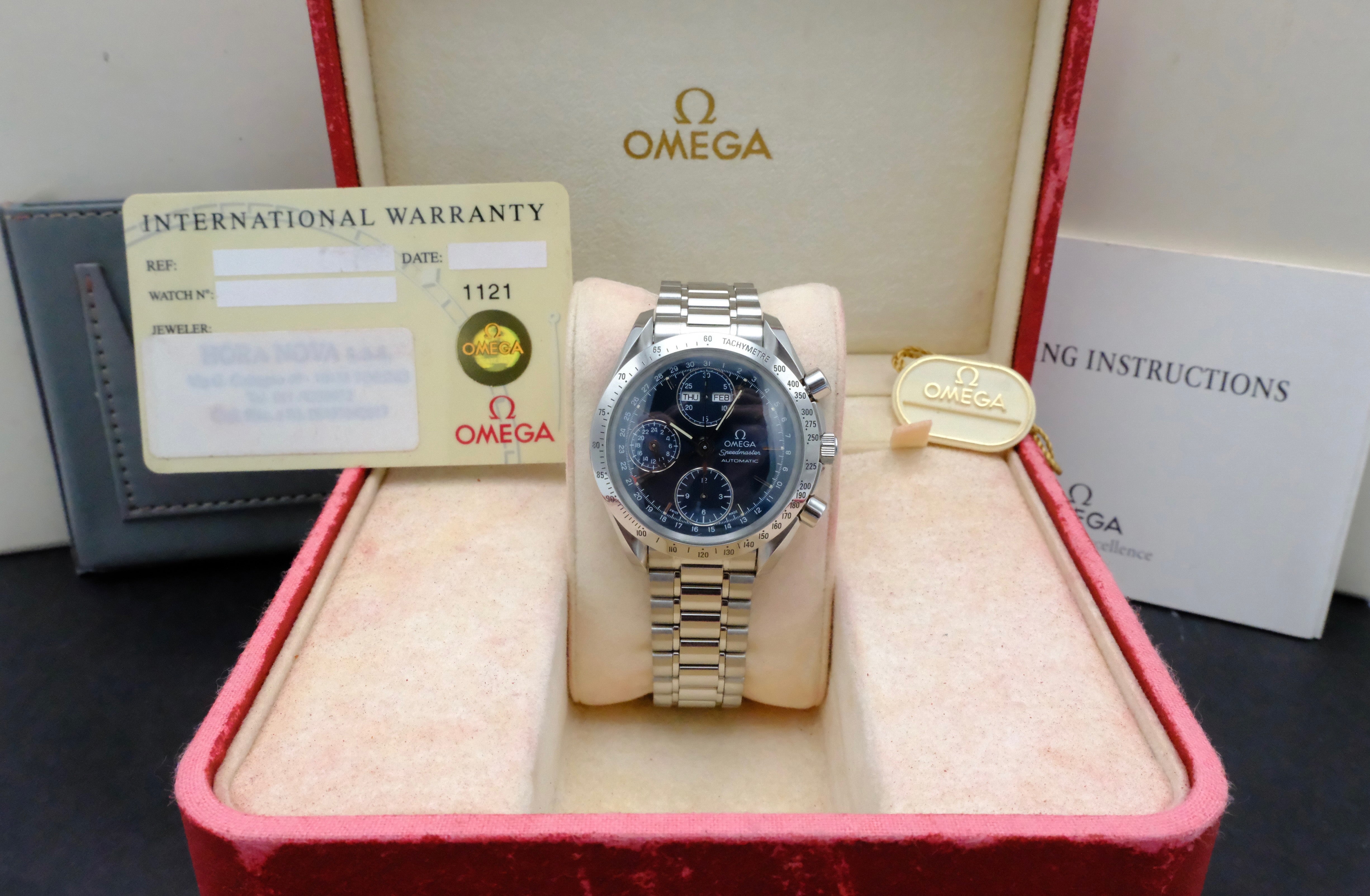 Omega Speedmaster Day Date 3521.80.00 - 1995 - Omega horloge - Omega kopen - Omega heren horloge - Trophies Watches