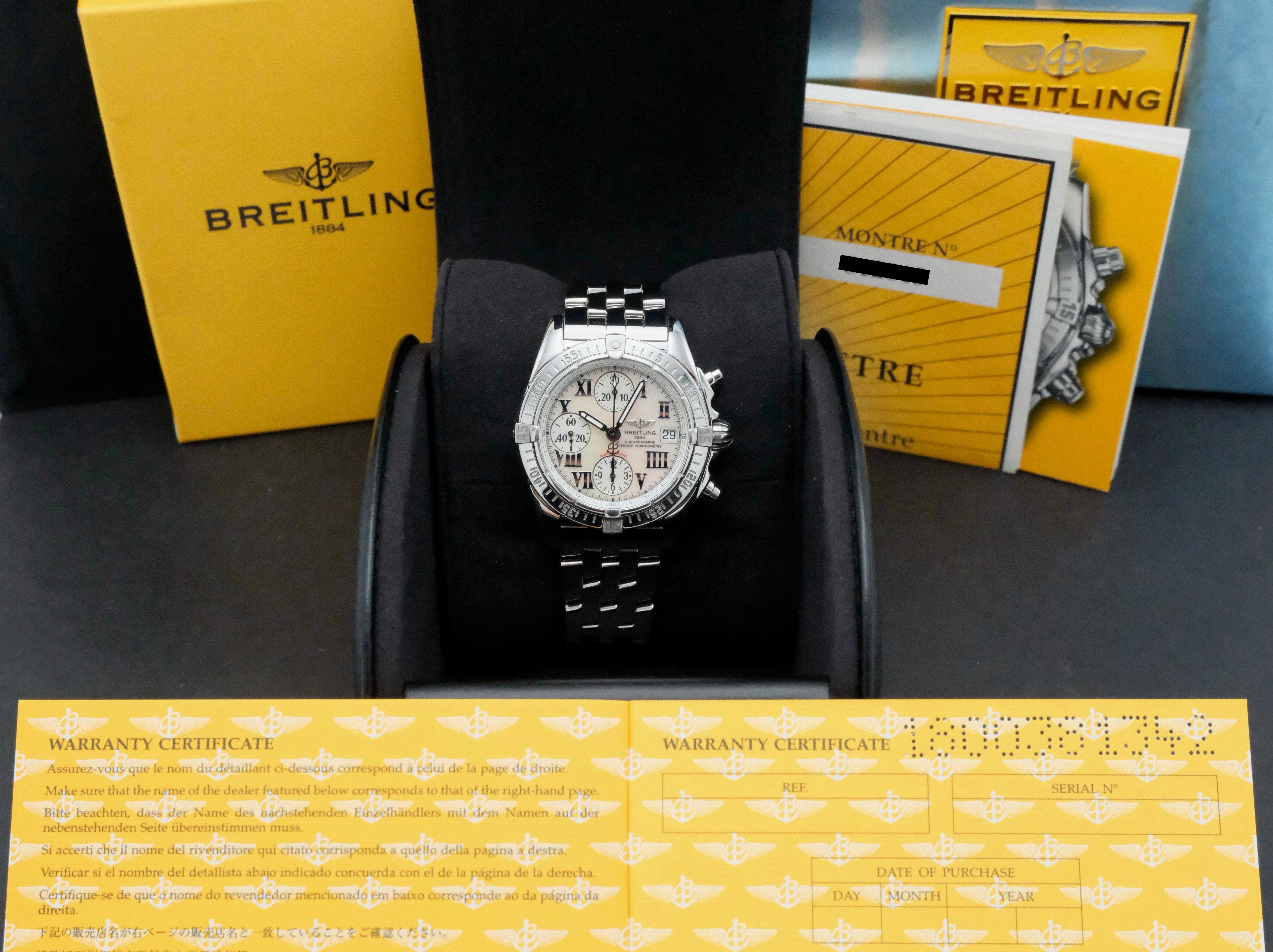 Breitling Chrono Cockpit A13358 - 2000 - Breitling horloge - Breitling kopen - Breitling heren horloge - Trophies Watches