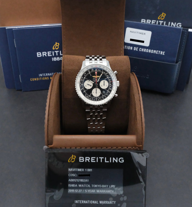 Breitling Navitimer 01 AB0121 - 2019 - Breitling horloge - Breitling kopen - Breitling heren horloge - Trophies Watches