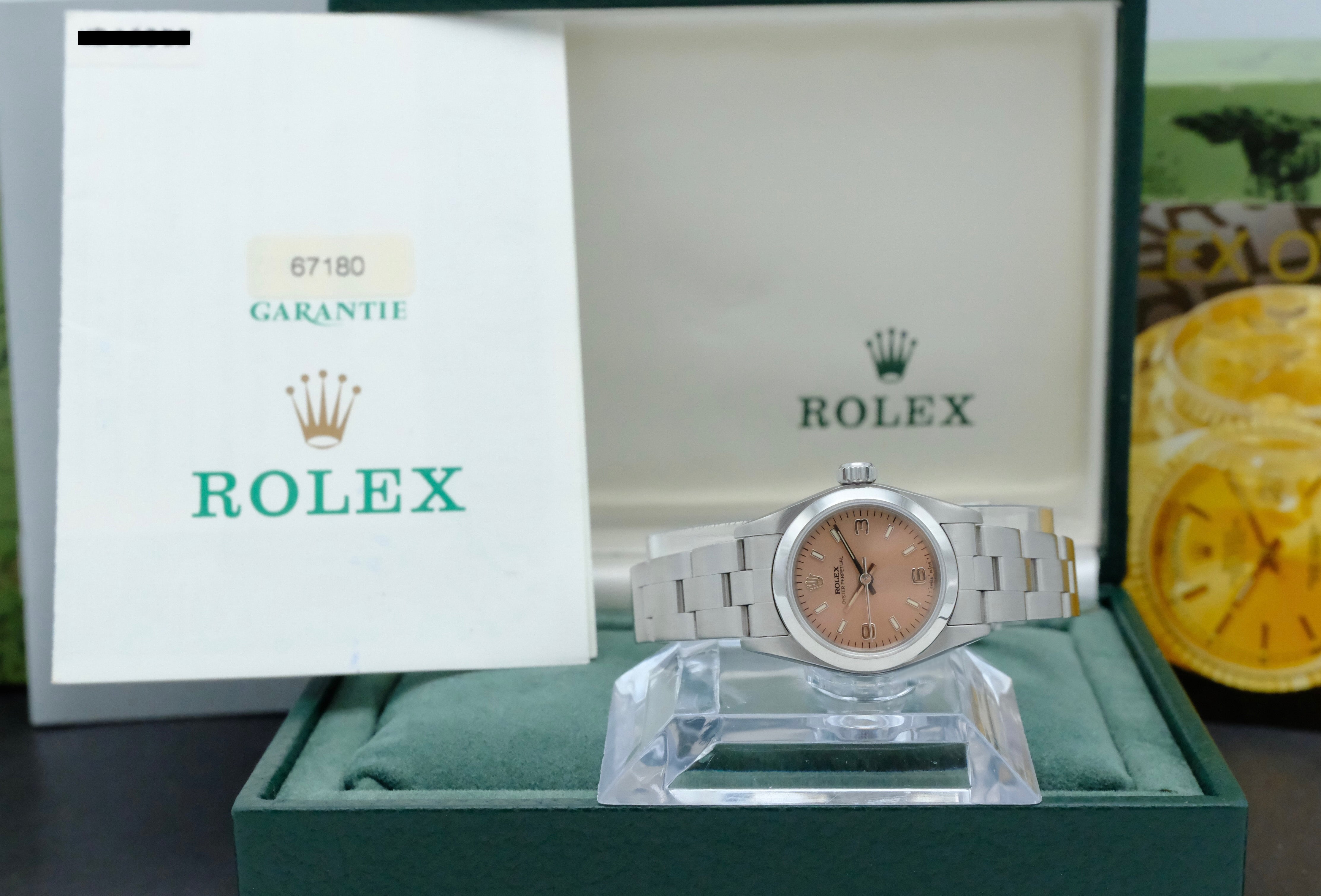 Rolex Oyster Perpetual 67180 - 1997 - Rolex horloge - Rolex kopen - Rolex dames horloge - Trophies Watches