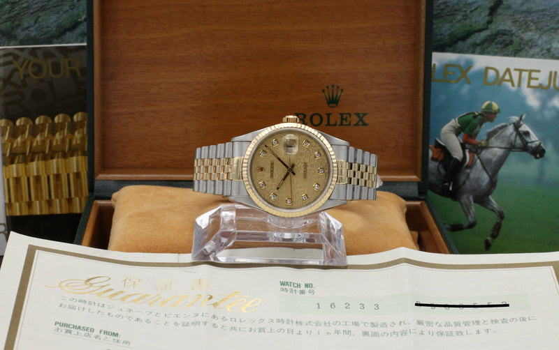 Rolex Datejust 16233G - 1995 - Rolex horloge - Rolex kopen - Rolex heren horloge - Trophies Watches