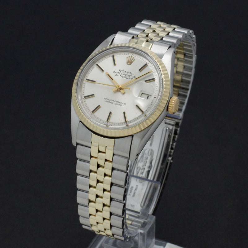 Rolex Datejust 1601 - 1969 - goud/staal - two/tone - Rolex horloge - Rolex kopen - Rolex heren horloge - Trophies Watches