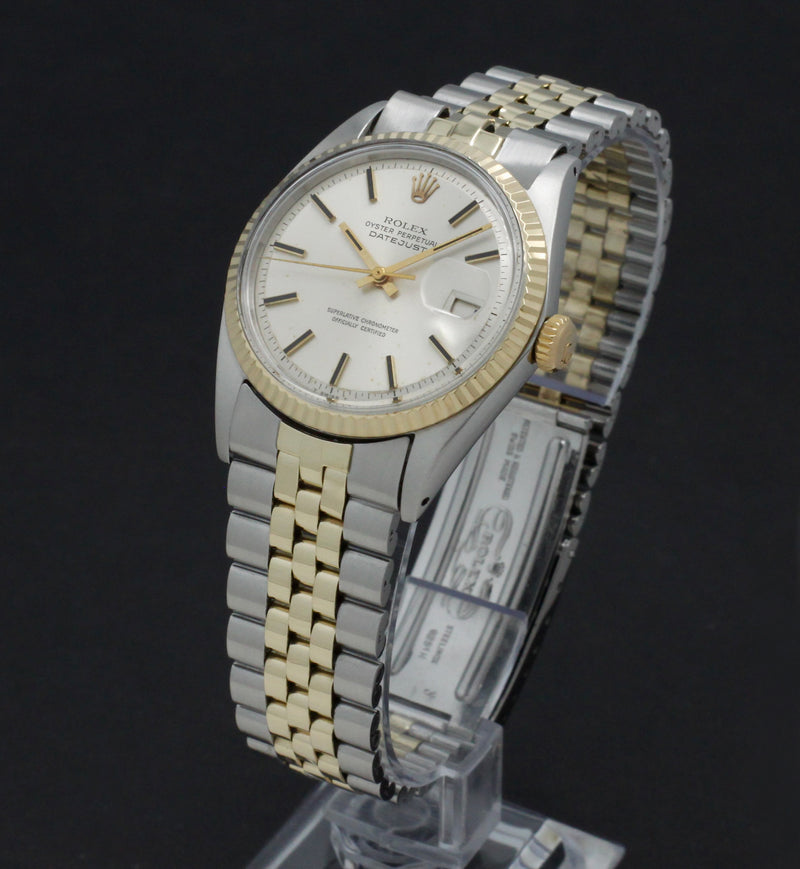 Rolex Datejust 1601 - 1969 - goud/staal - two/tone - Rolex horloge - Rolex kopen - Rolex heren horloge - Trophies Watches