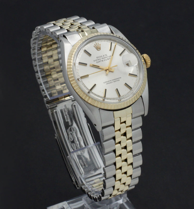 Rolex Datejust 1601 - 1969 - goud/staal - two/tone - Rolex horloge - Rolex kopen - Rolex heren horloge - Trophies Watches