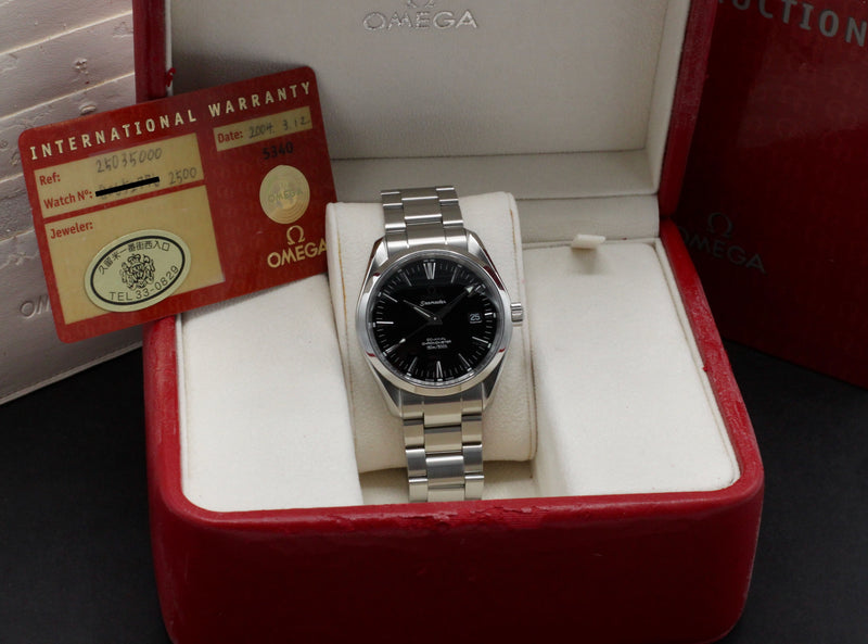 Omega Seamaster Aqua Terra 2503.50.00 - 2004 - Omega horloge - Omega kopen - Omega heren horloge - Trophies Watches