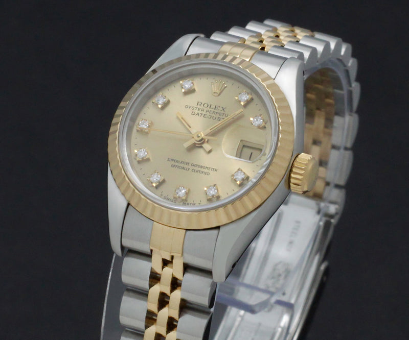 Rolex Lady-Datejust 69173G - 1994 - Rolex horloge - Rolex kopen - Rolex dames horloge - Trophies Watches