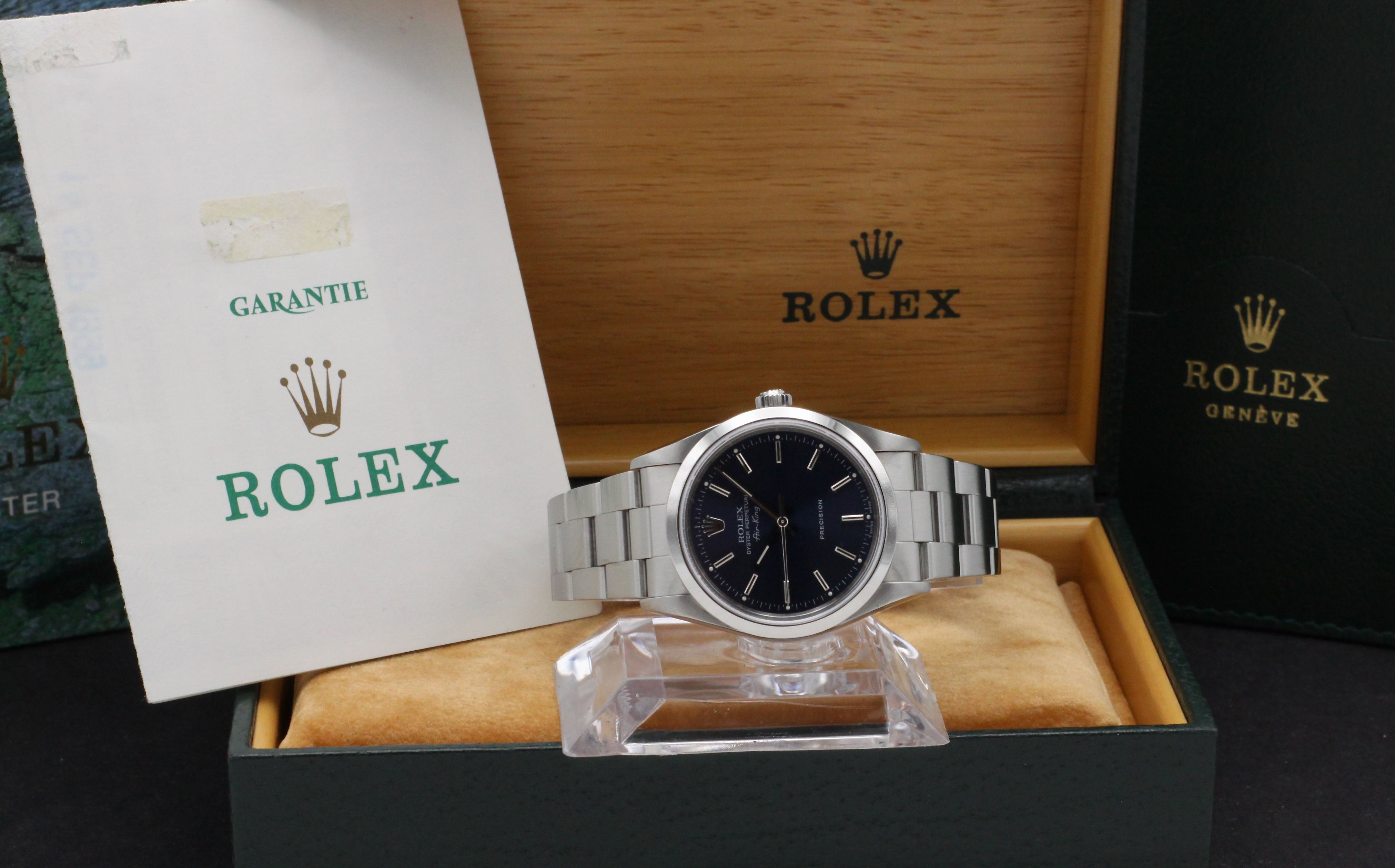 Rolex Air King Precision 14000 - 1999 - Rolex horloge - Rolex kopen - Rolex heren horloge - Trophies Watches