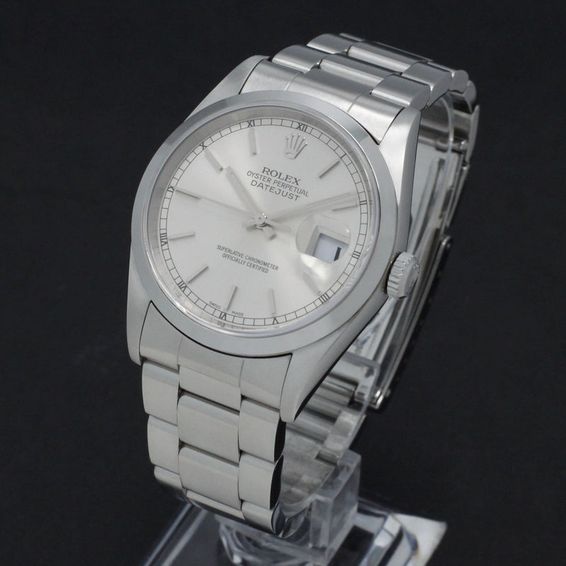 Rolex Datejust 16200 - 2000 - Rolex horloge - Rolex kopen - Rolex heren horloge - Trophies Watches