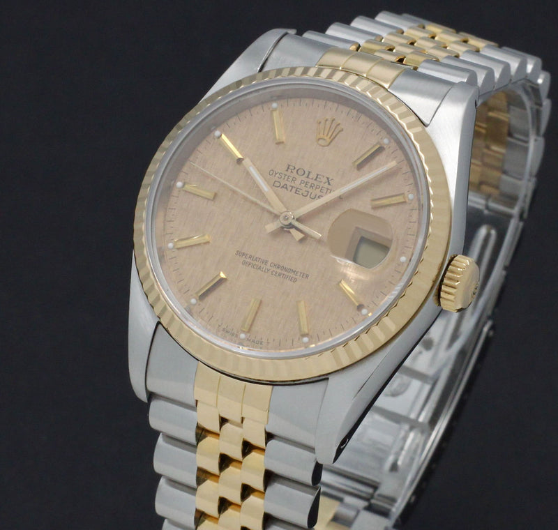 Rolex Datejust 16233 - 1988 - Rolex horloge - Rolex kopen - Rolex heren horloge - Trophies Watches