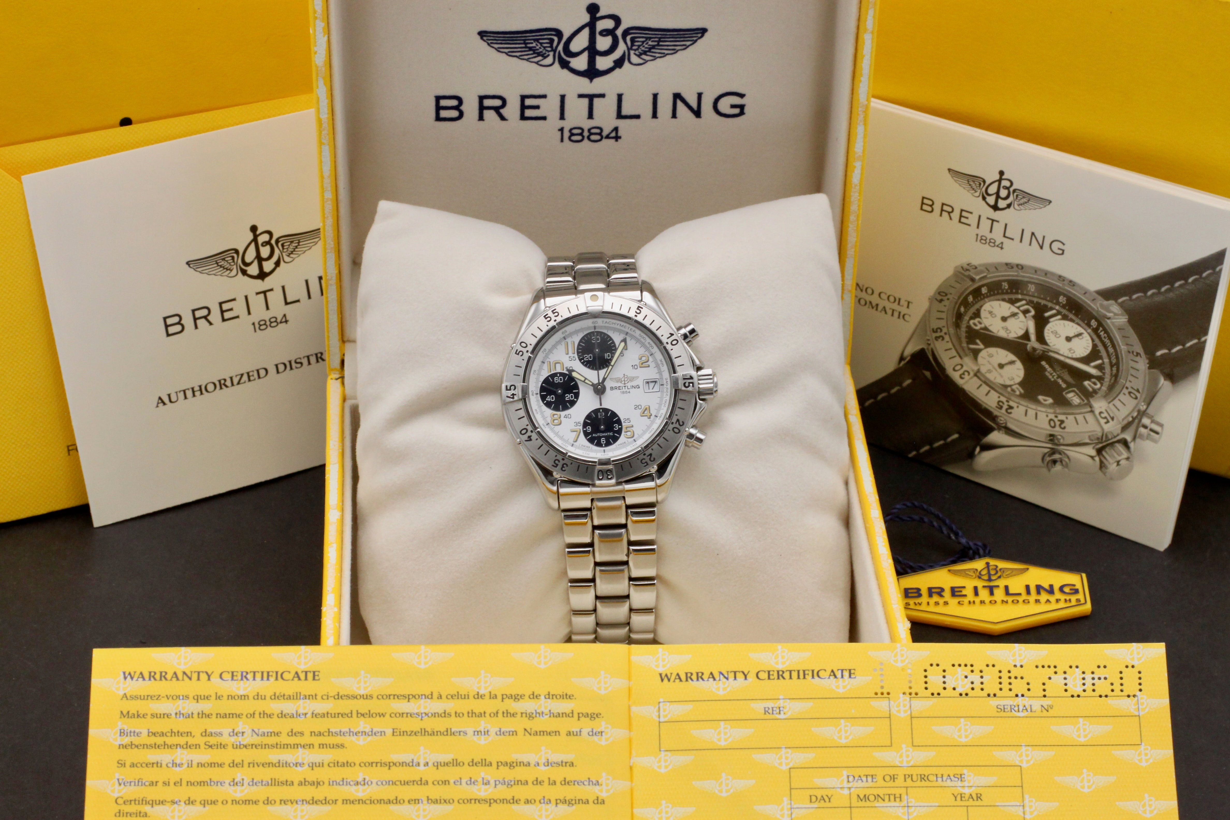 Breitling Colt Chronograph A13035.1 - 1999 - Breitling horloge - Breitling kopen - Breitling heren horloge - Trophies Watches