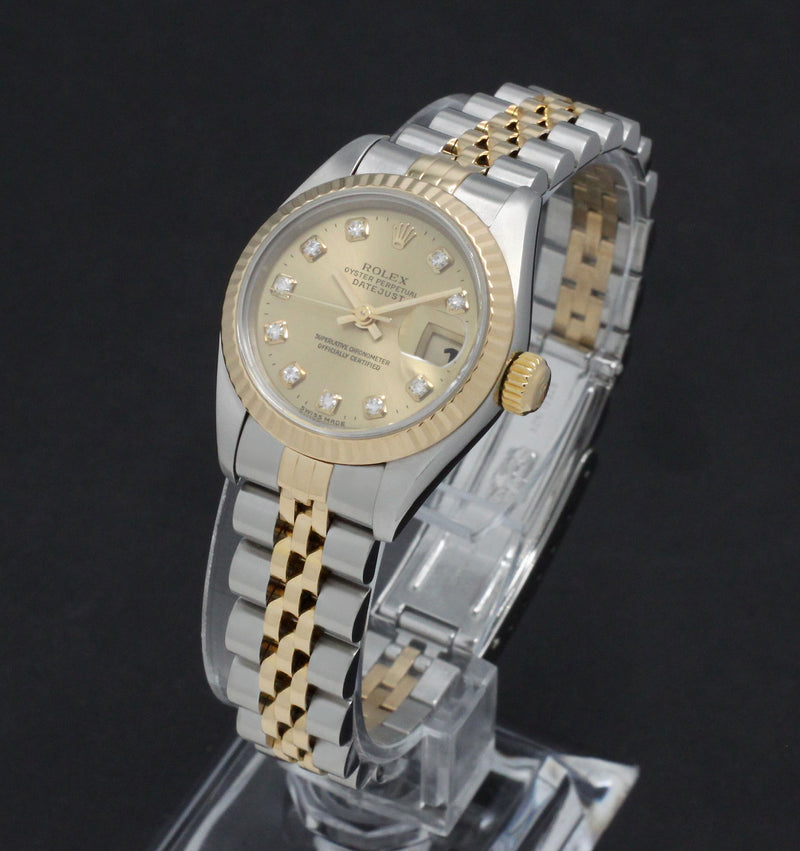 Rolex Lady-Datejust 69173G - 1999 - Rolex horloge - Rolex kopen - Rolex dames horloge - Trophies Watches