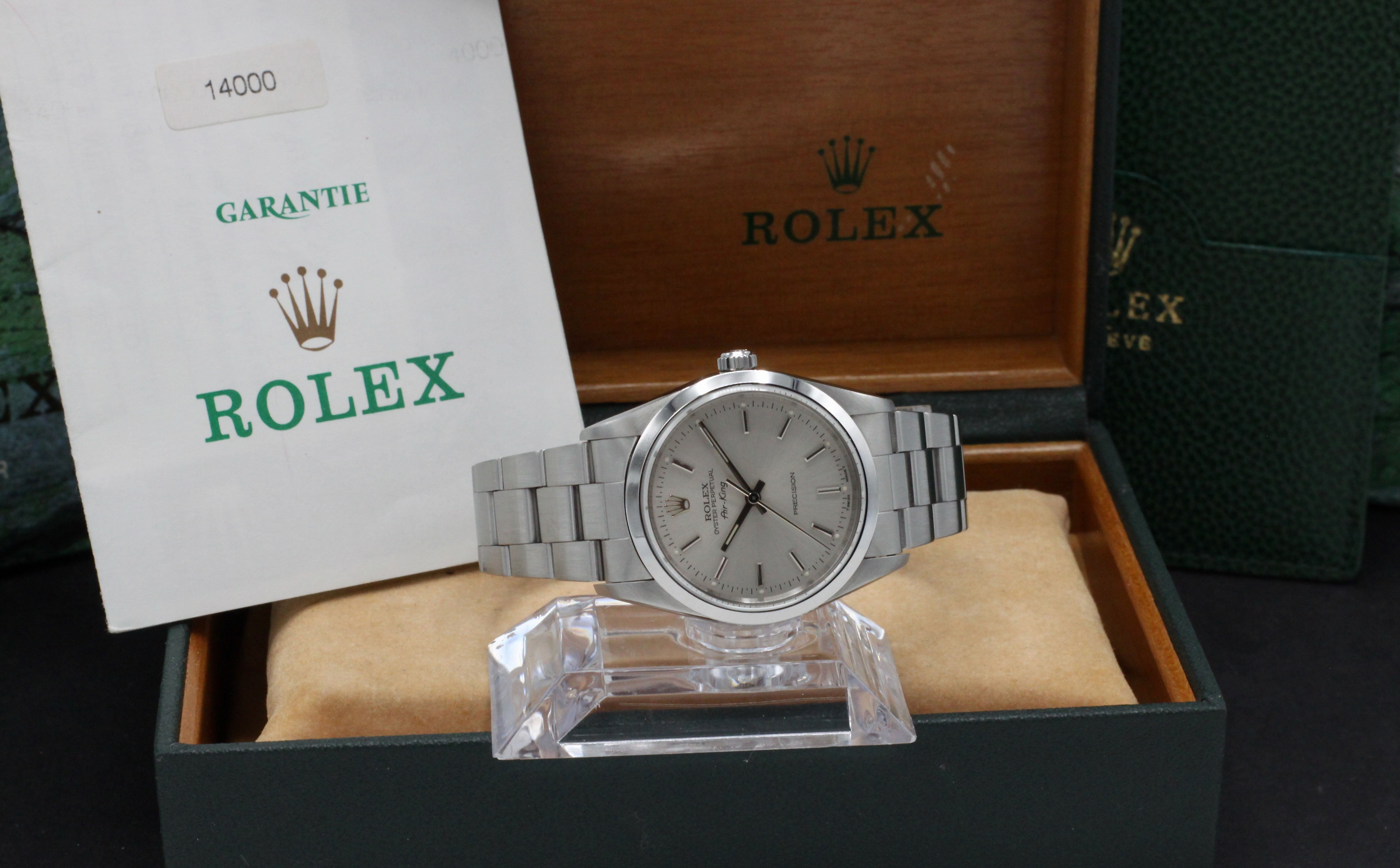 Rolex Air King Precision 14000 - 1998 - Rolex horloge - Rolex kopen - Rolex heren horloge - Trophies Watches