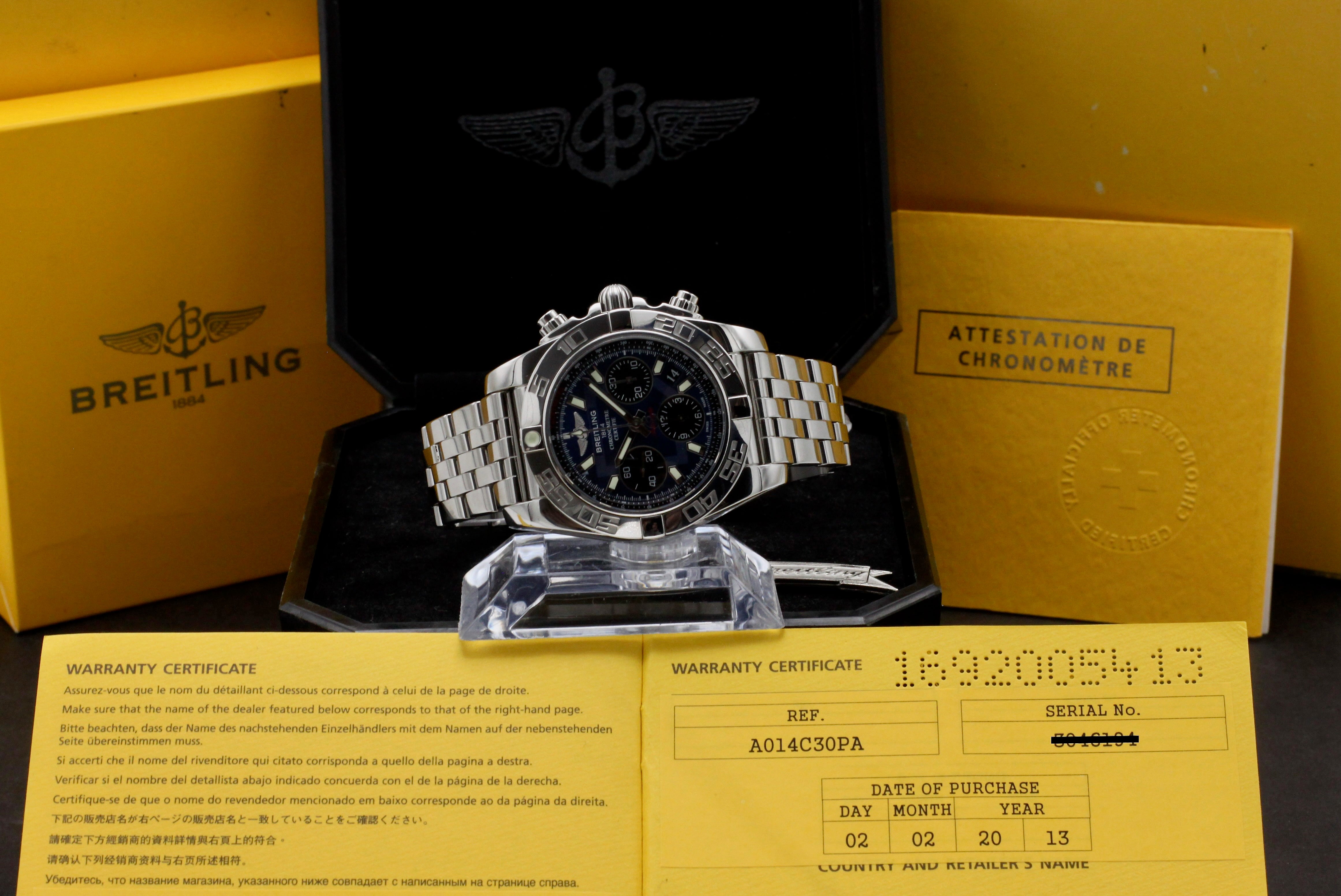 Breitling Chronomat AB0110 - 2013 - Breitling horloge - Breitling kopen - Breitling heren horloge - Trophies Watches