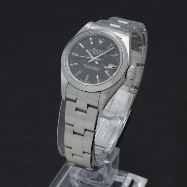 Rolex Oyster Perpetual Lady Date 79160 - 2000 - Rolex horloge - Rolex kopen - Rolex dames horloge - Trophies Watches