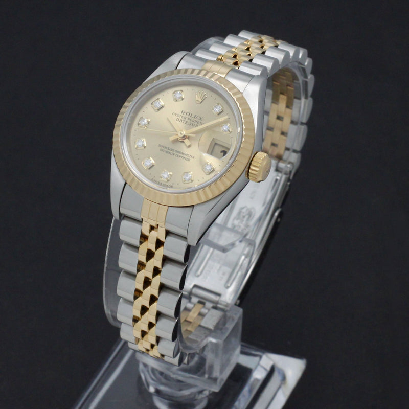 Rolex Lady-Datejust 69173G - 1996 - Rolex horloge - Rolex kopen - Rolex dames horloge - Trophies Watches