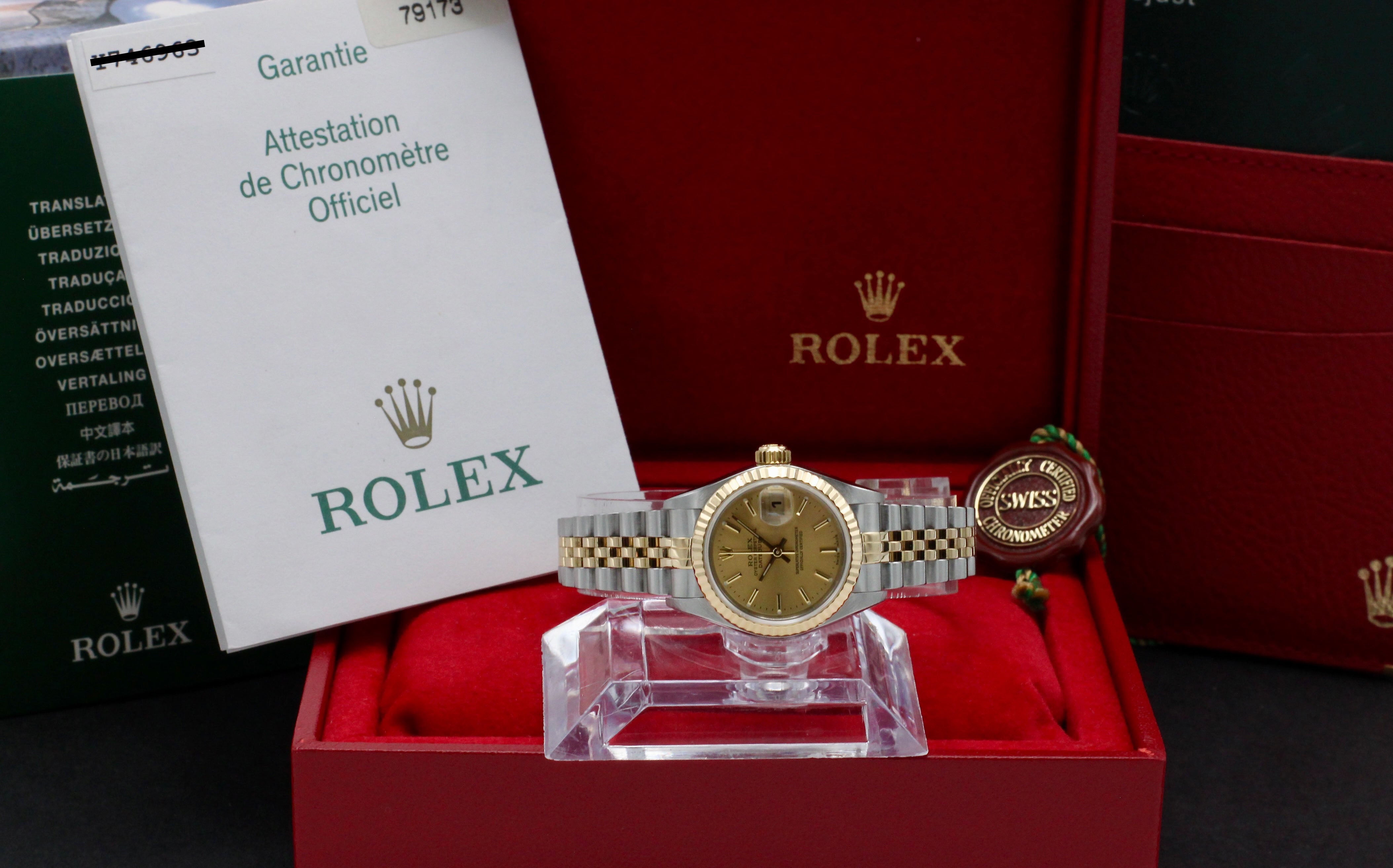 Rolex Lady-Datejust 79173 - 2004 - Rolex horloge - Rolex kopen - Rolex dames horloge - Trophies Watches
