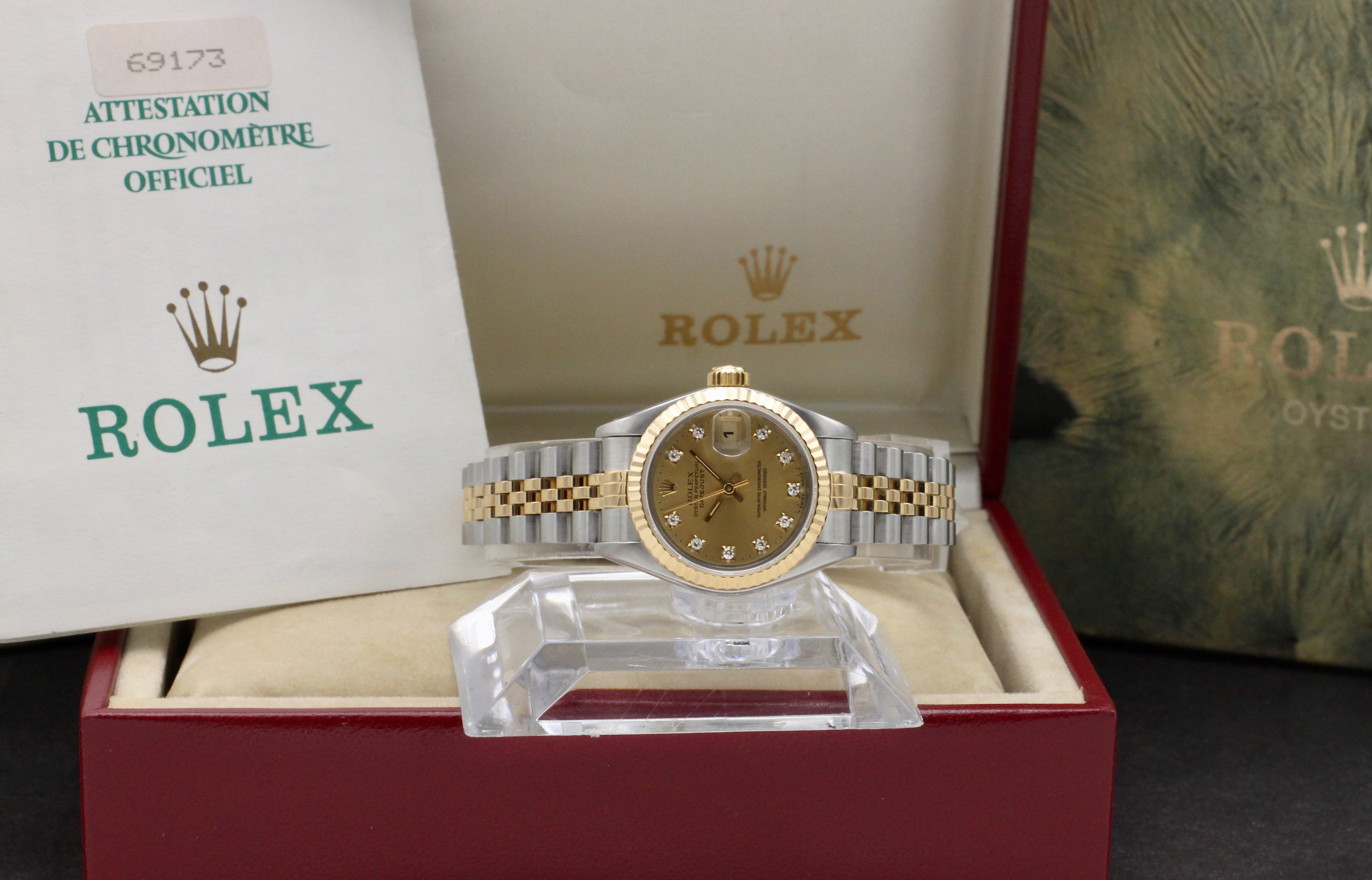 Rolex Lady-Datejust 69173G - 1994 - Rolex horloge - Rolex kopen - Rolex dames horloge - Trophies Watches