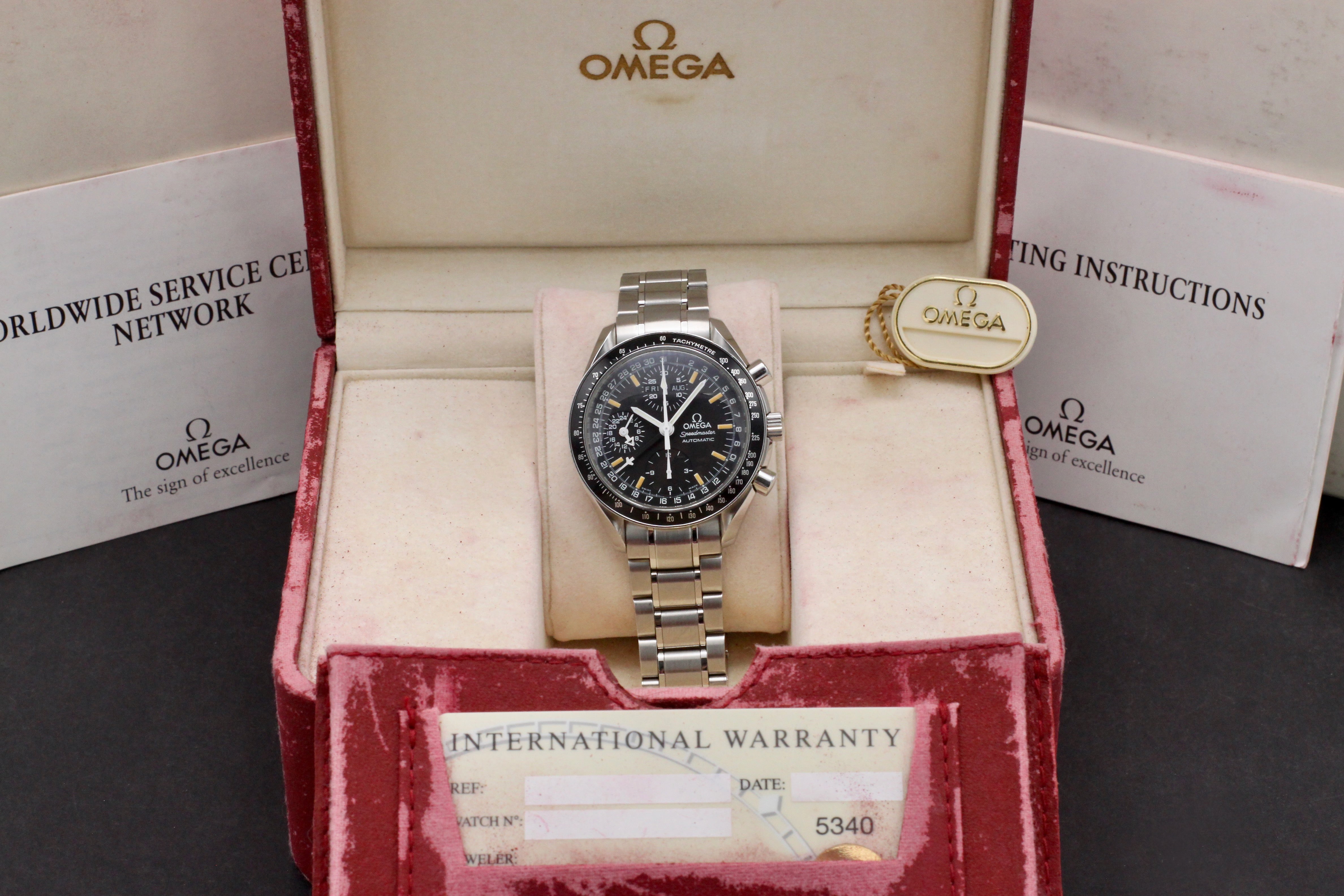 Omega Speedmaster Day Date 3520.50.00 - 1998 - Omega horloge - Omega kopen - Omega heren horloge - Trophies Watches