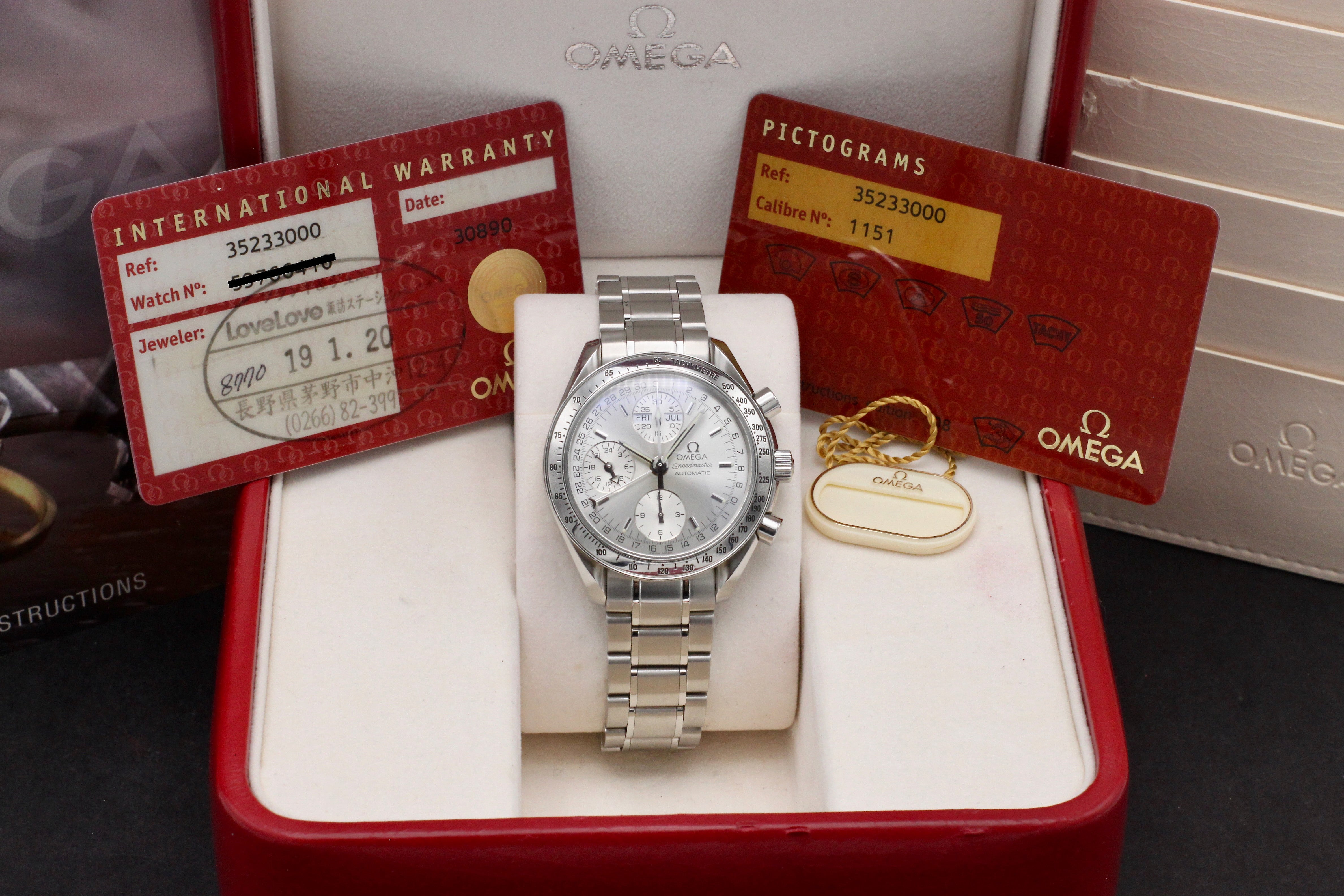 Omega Speedmaster Day Date 3523.30.00 - 1998 - Omega horloge - Omega kopen - Omega heren horloge - Trophies Watches