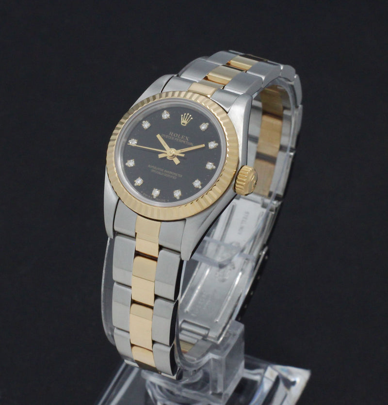 Rolex Oyster Perpetual Lady 67193G - 1994 - Rolex horloge - Rolex kopen - Rolex dames horloge - Trophies Watches