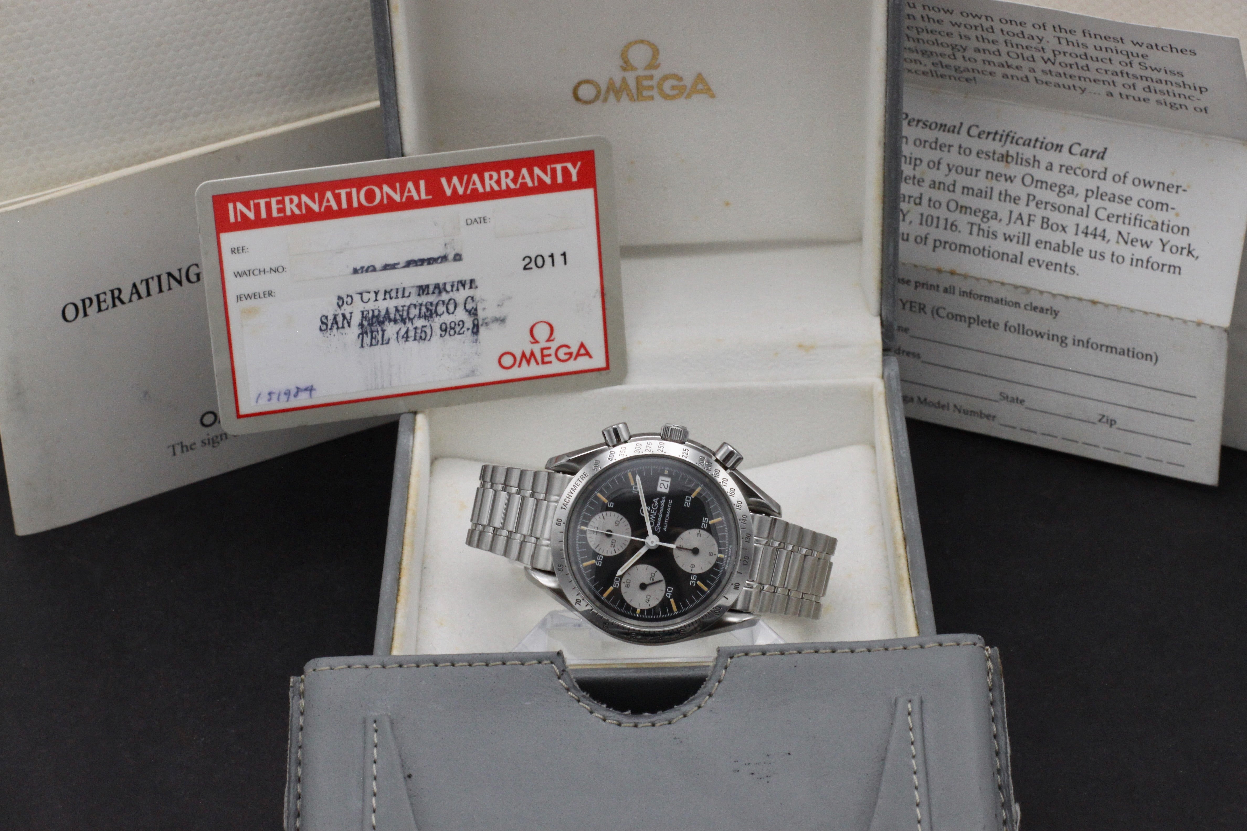 Omega Speedmaster 3511.50.00 - 1993 - Omega horloge - Omega kopen - Omega heren horloges - Trophies Watches