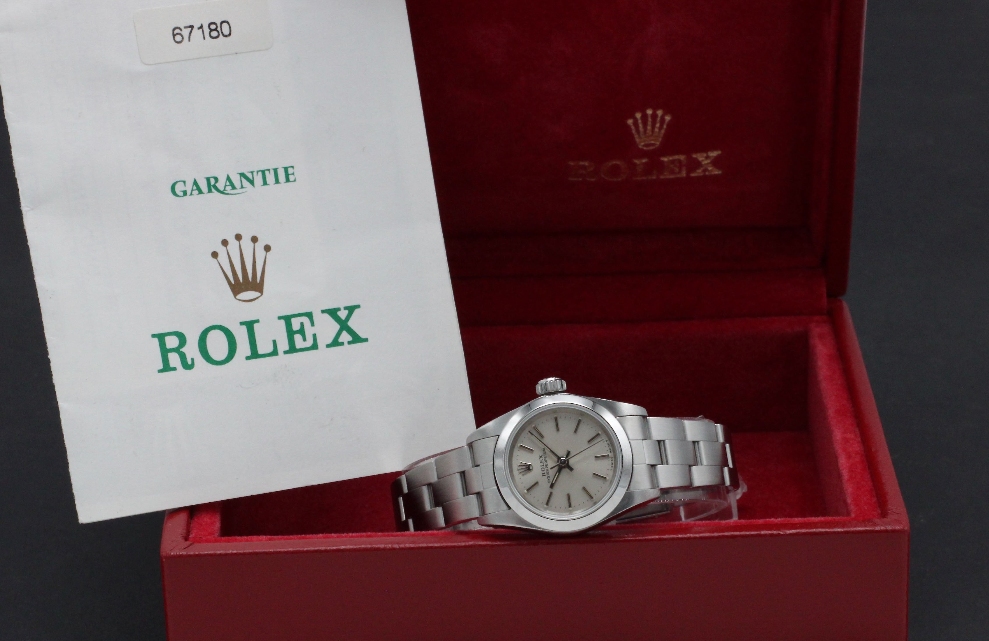 Rolex Oyster Perpetual 67180 - 1998 - Rolex horloge - Rolex kopen - Rolex dames horloge - Trophies Watches