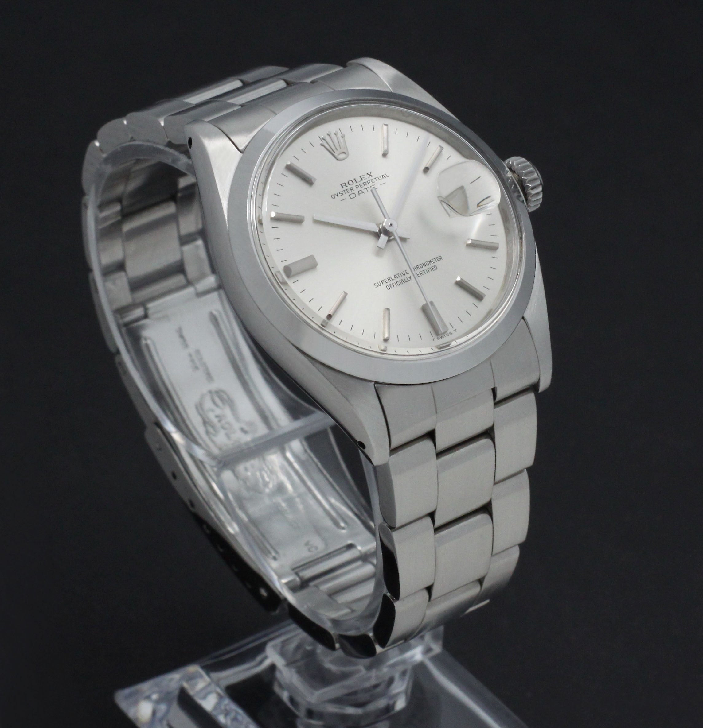 Rolex Oyster Perpetual Date 1500 serviced - 1972 - Rolex horloge - Rolex kopen - Rolex heren horloge - Trophies Watches